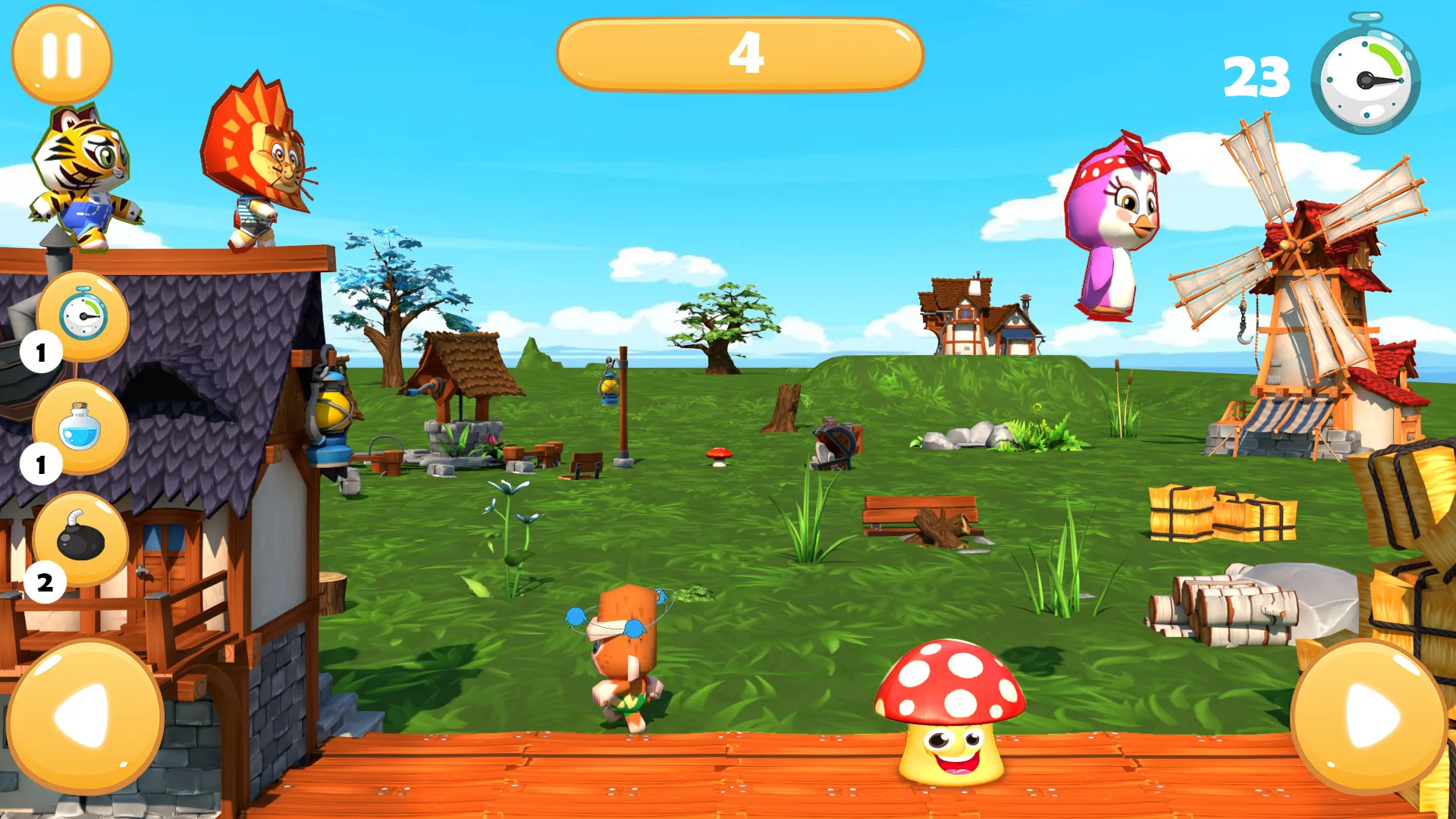 Mushroom Bounce: Animal 3D | Indus Appstore | Screenshot