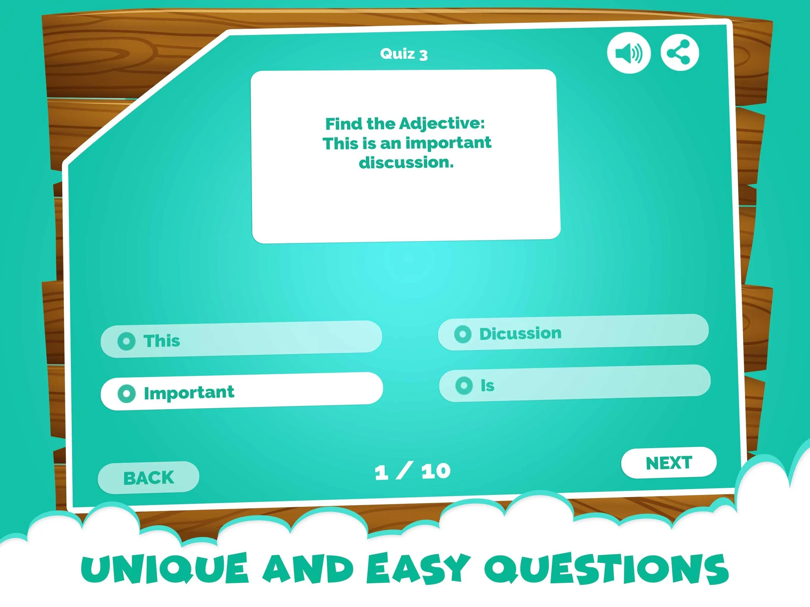 learning adjectives quiz games | Indus Appstore | Screenshot