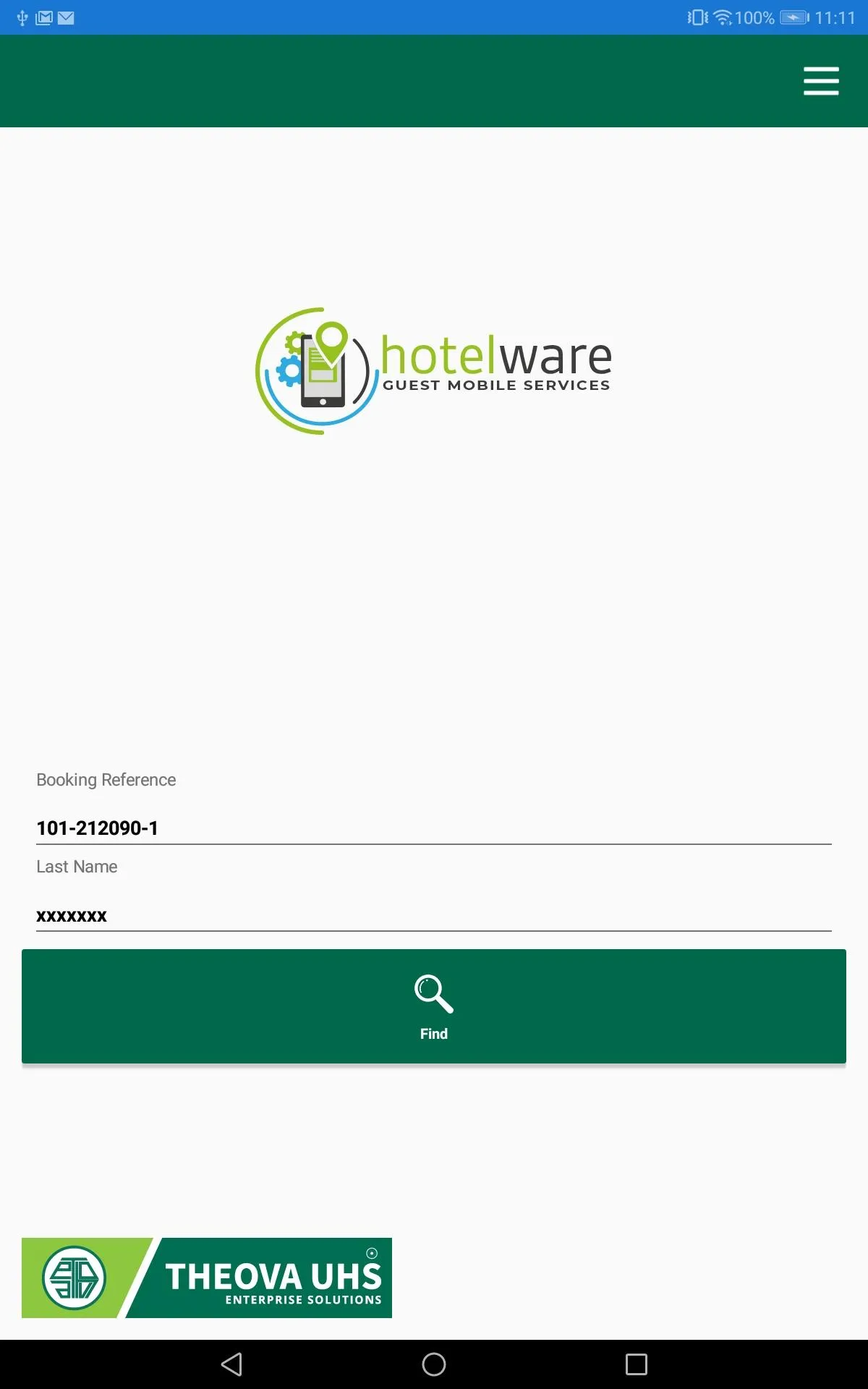 HotelWare Guest Mobile Service | Indus Appstore | Screenshot