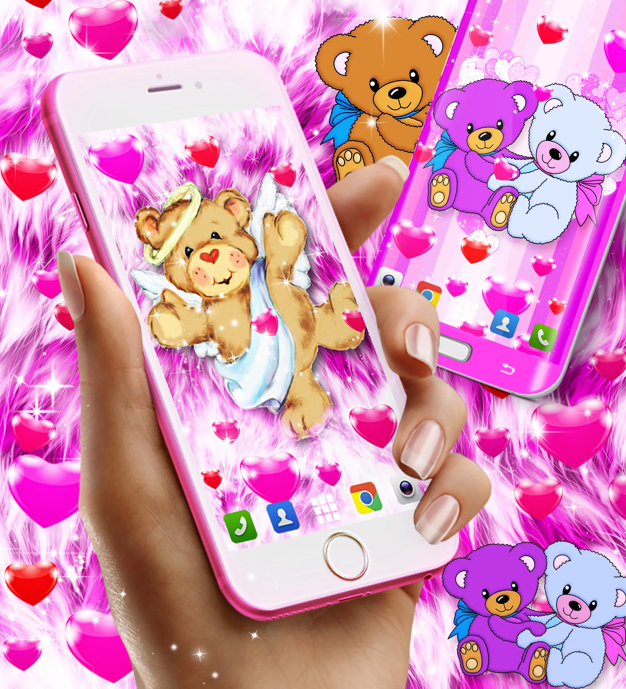 Teddy bear live wallpaper | Indus Appstore | Screenshot