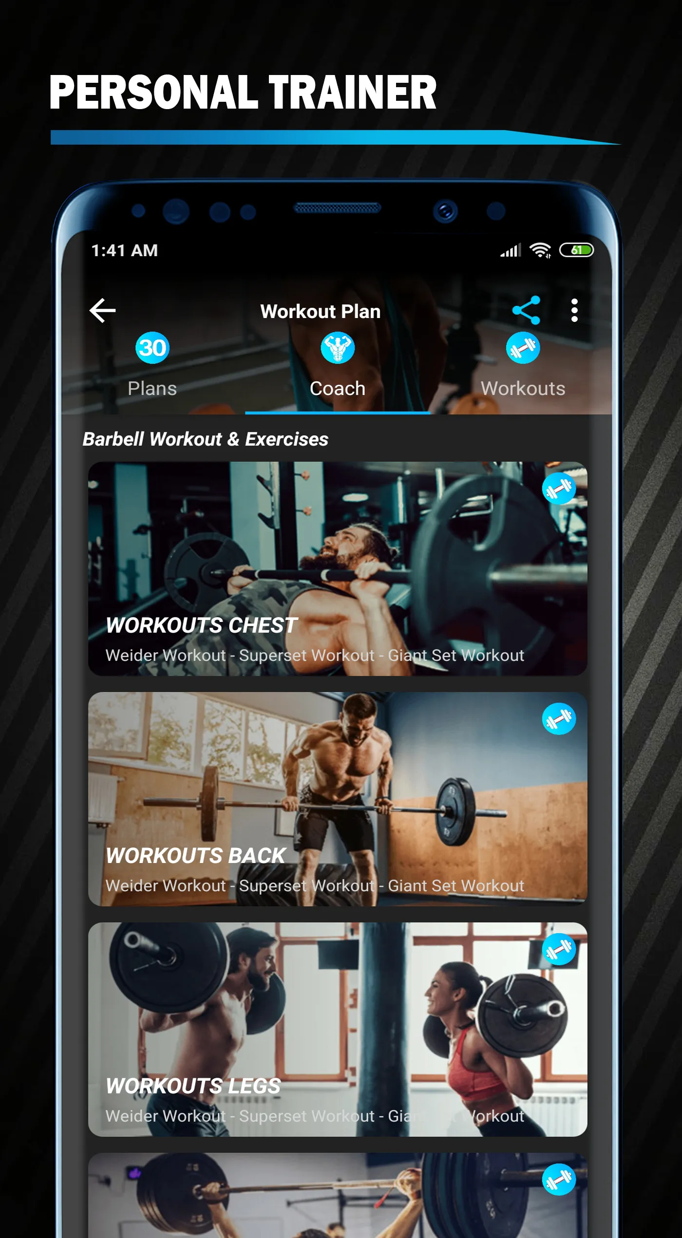 Barbell Workout - Exercise | Indus Appstore | Screenshot