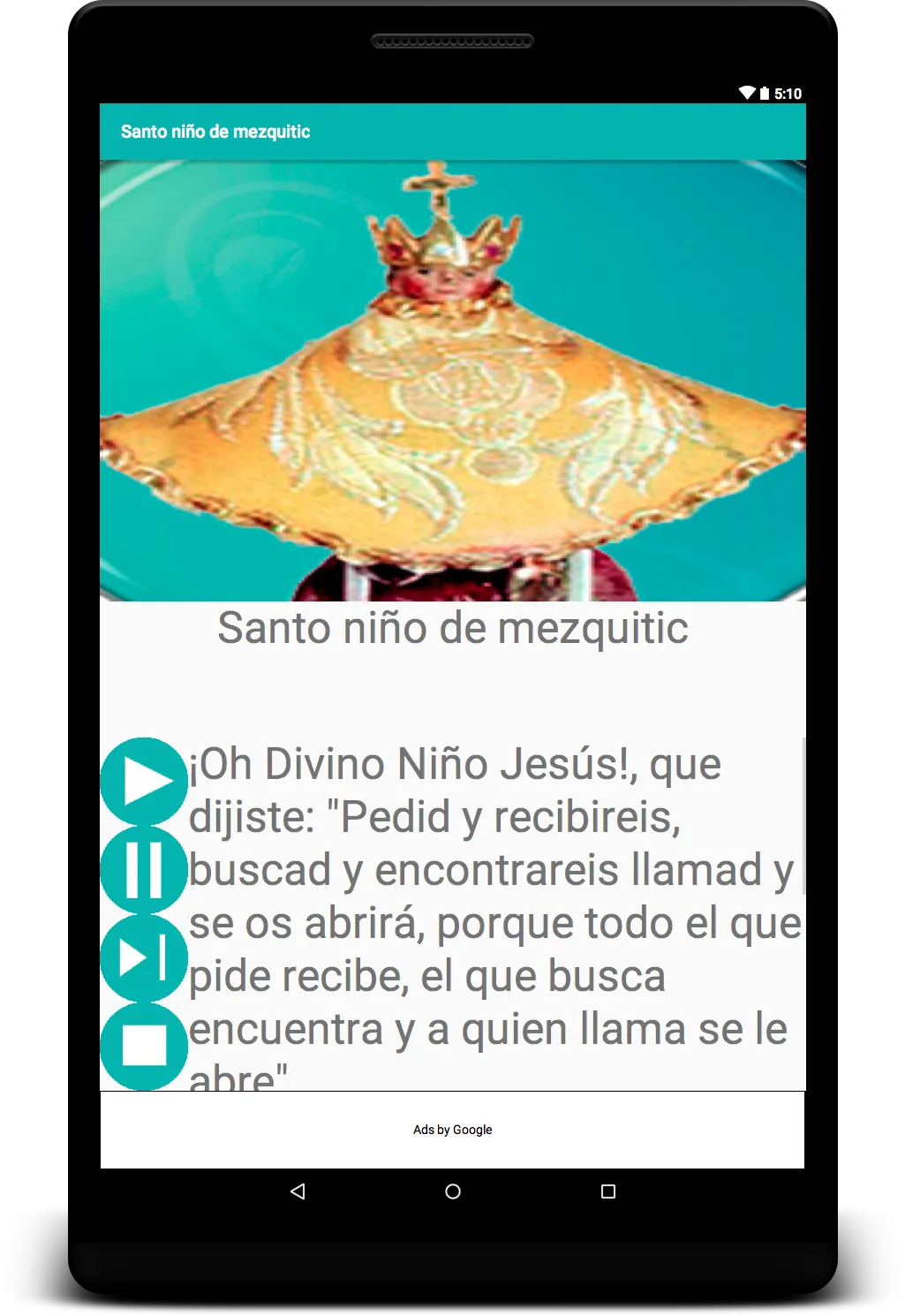 Santo Niño de Mezquitic | Indus Appstore | Screenshot