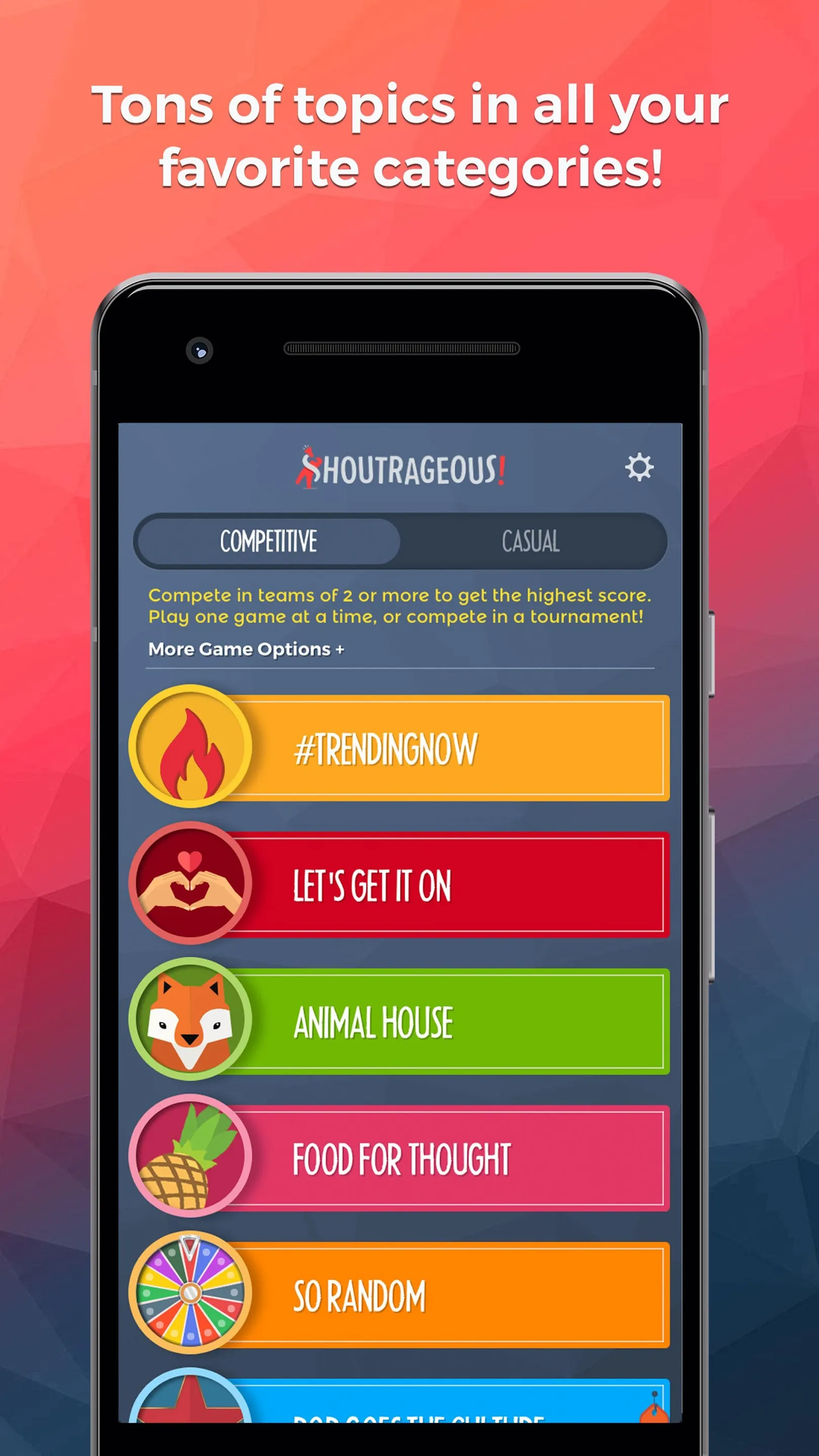 Shoutrageous! | Indus Appstore | Screenshot