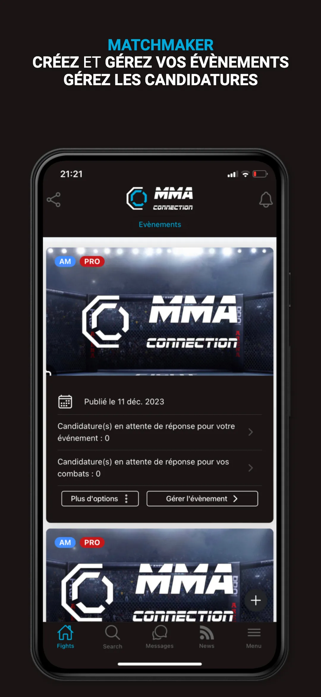 MMA Connection | Indus Appstore | Screenshot