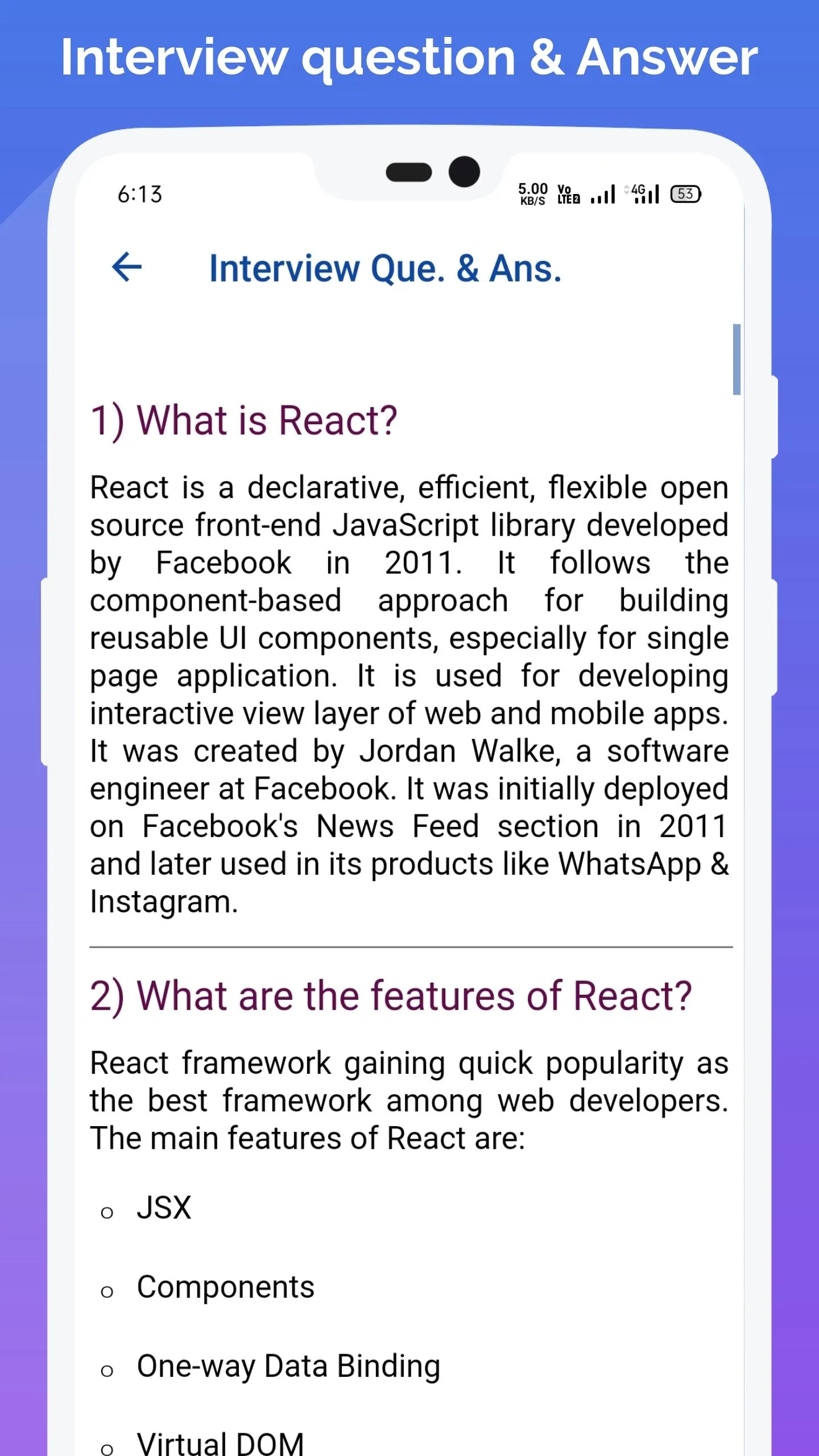 Learn React | Indus Appstore | Screenshot