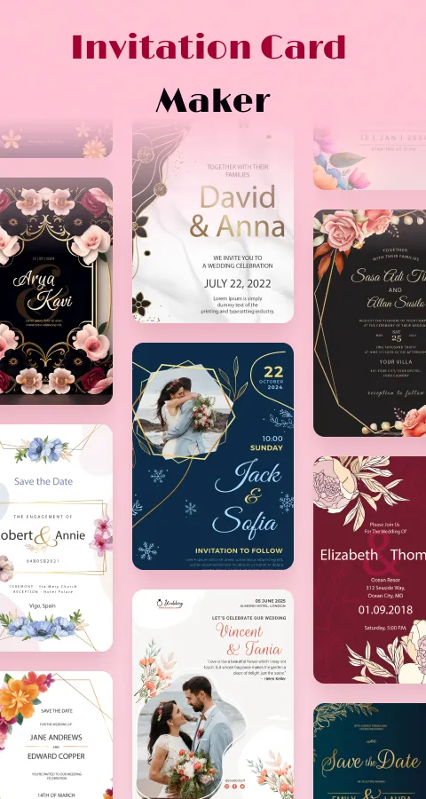 Wedding Invitation Maker App | Indus Appstore | Screenshot