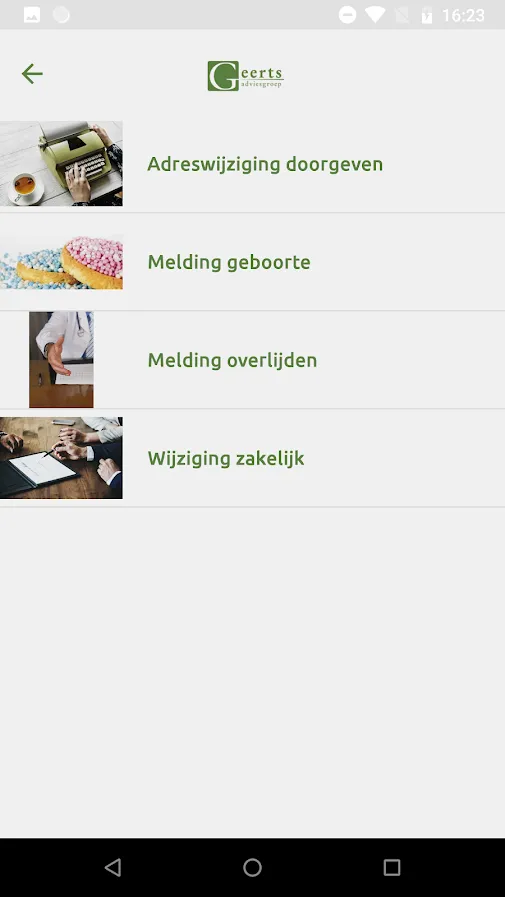 Geerts Adviesgroep | Indus Appstore | Screenshot