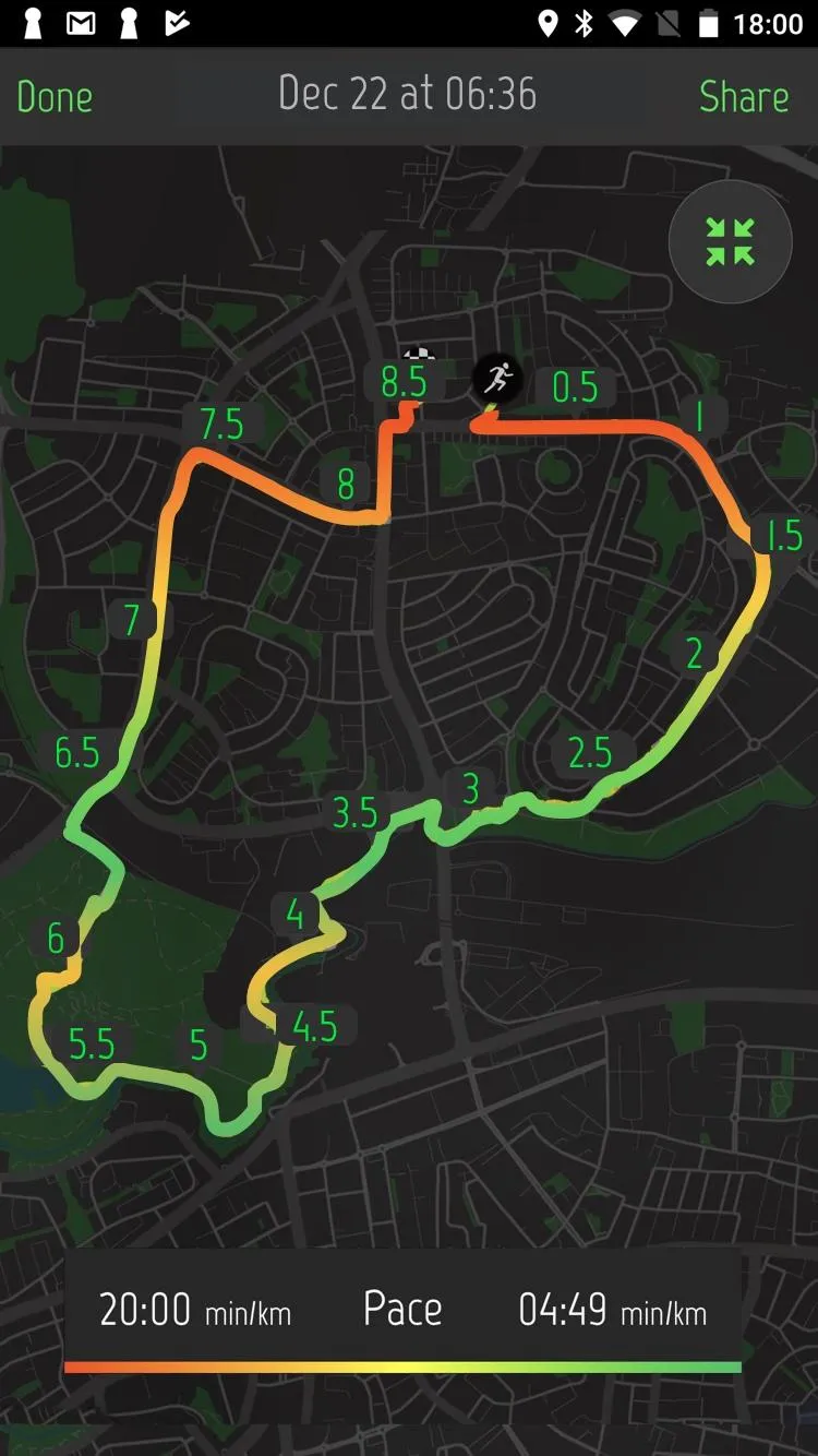 Running Distance Tracker + | Indus Appstore | Screenshot