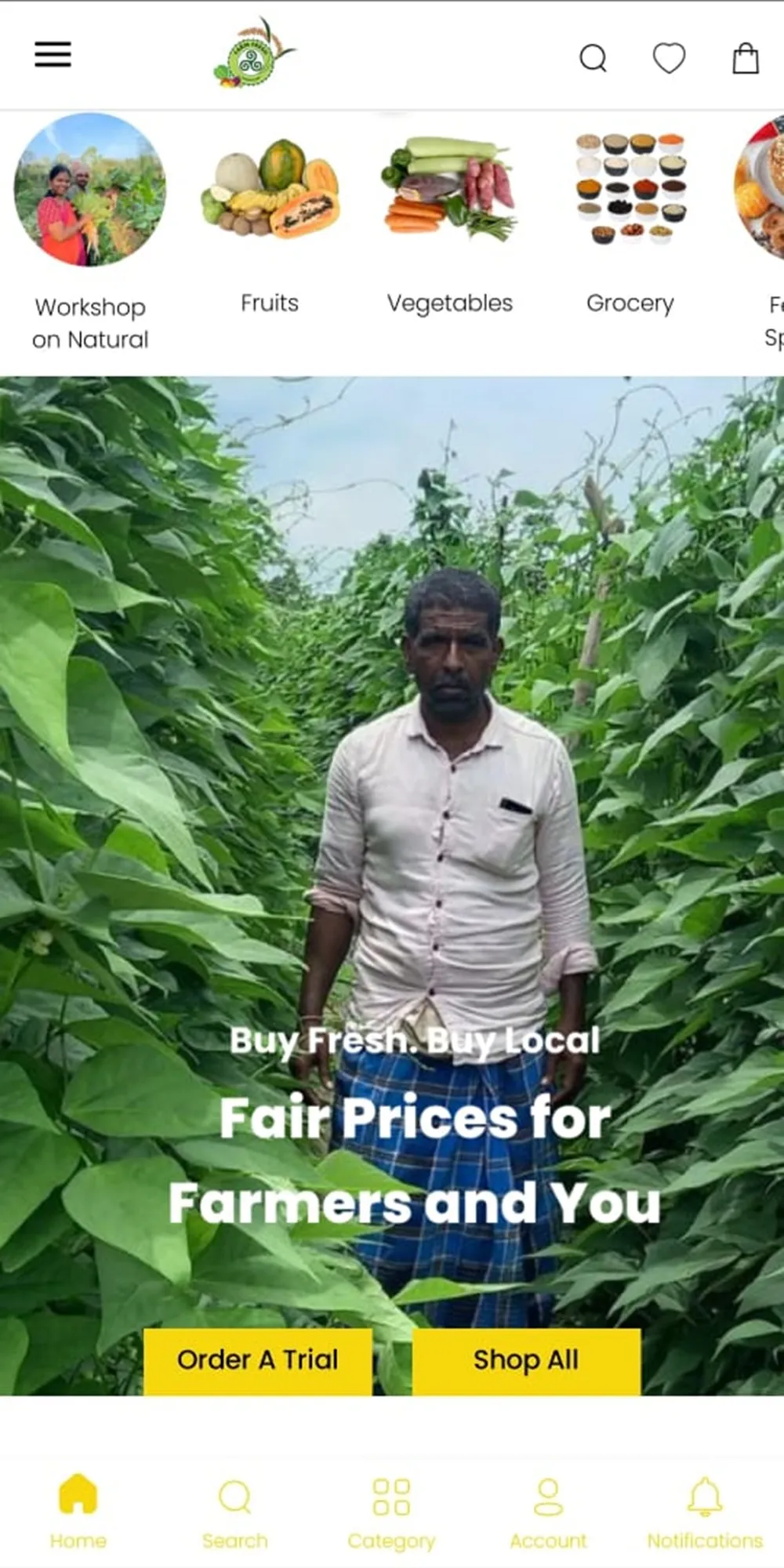 Farm Fresh Naturals | Indus Appstore | Screenshot