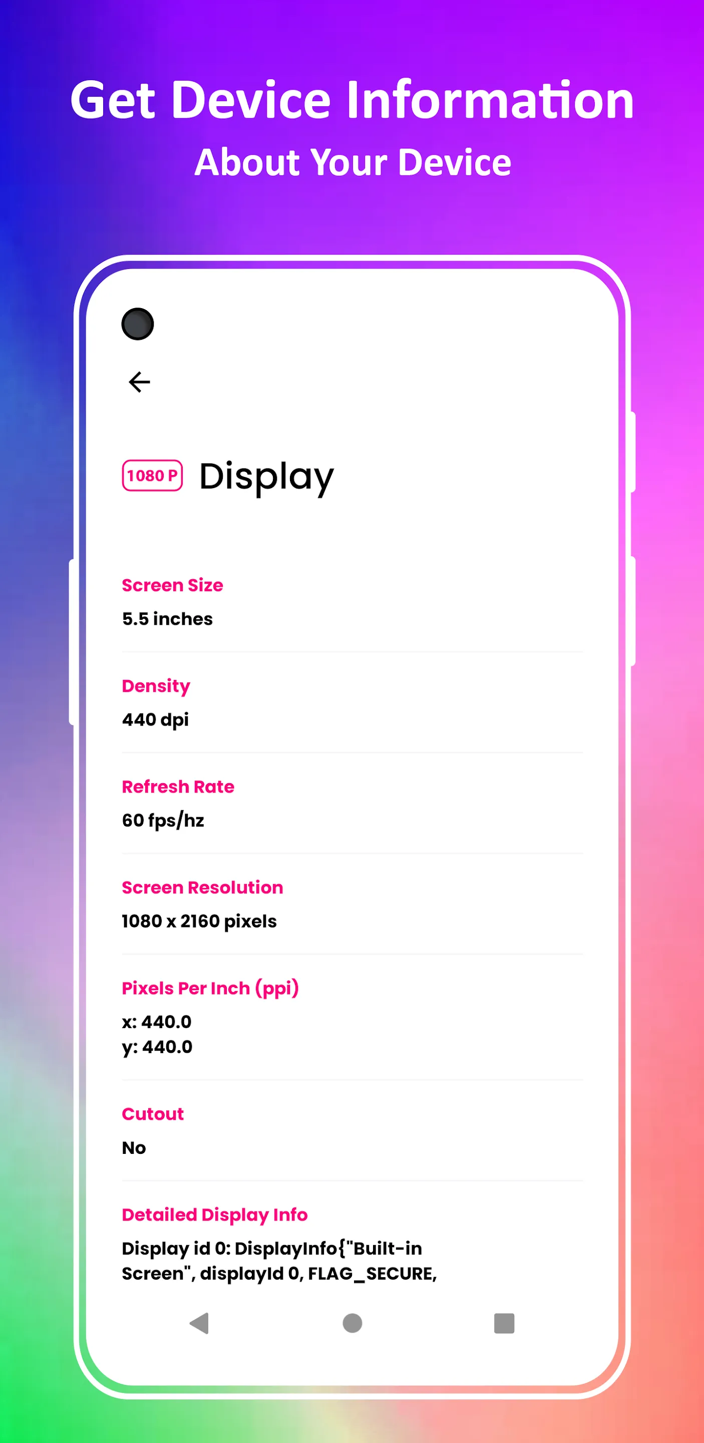 CPU-M Pro - Device Info | Indus Appstore | Screenshot