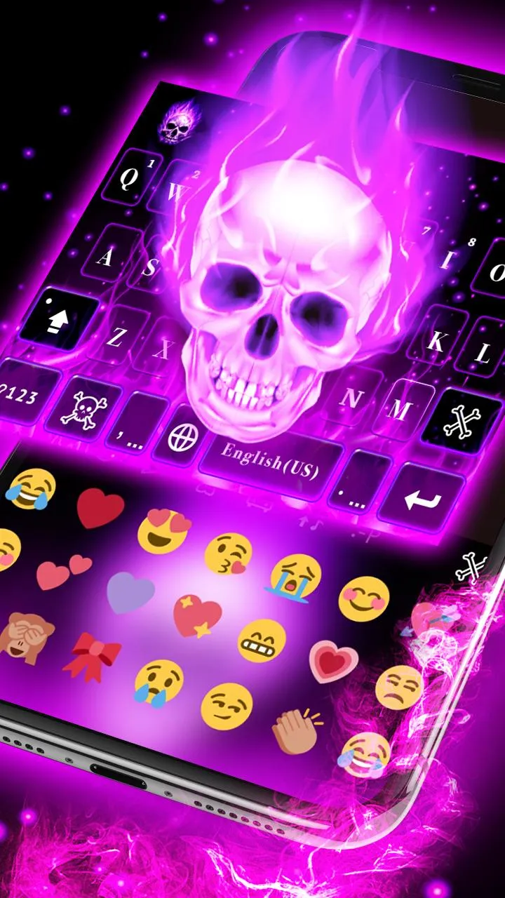 Skeleton Keyboard Theme | Indus Appstore | Screenshot