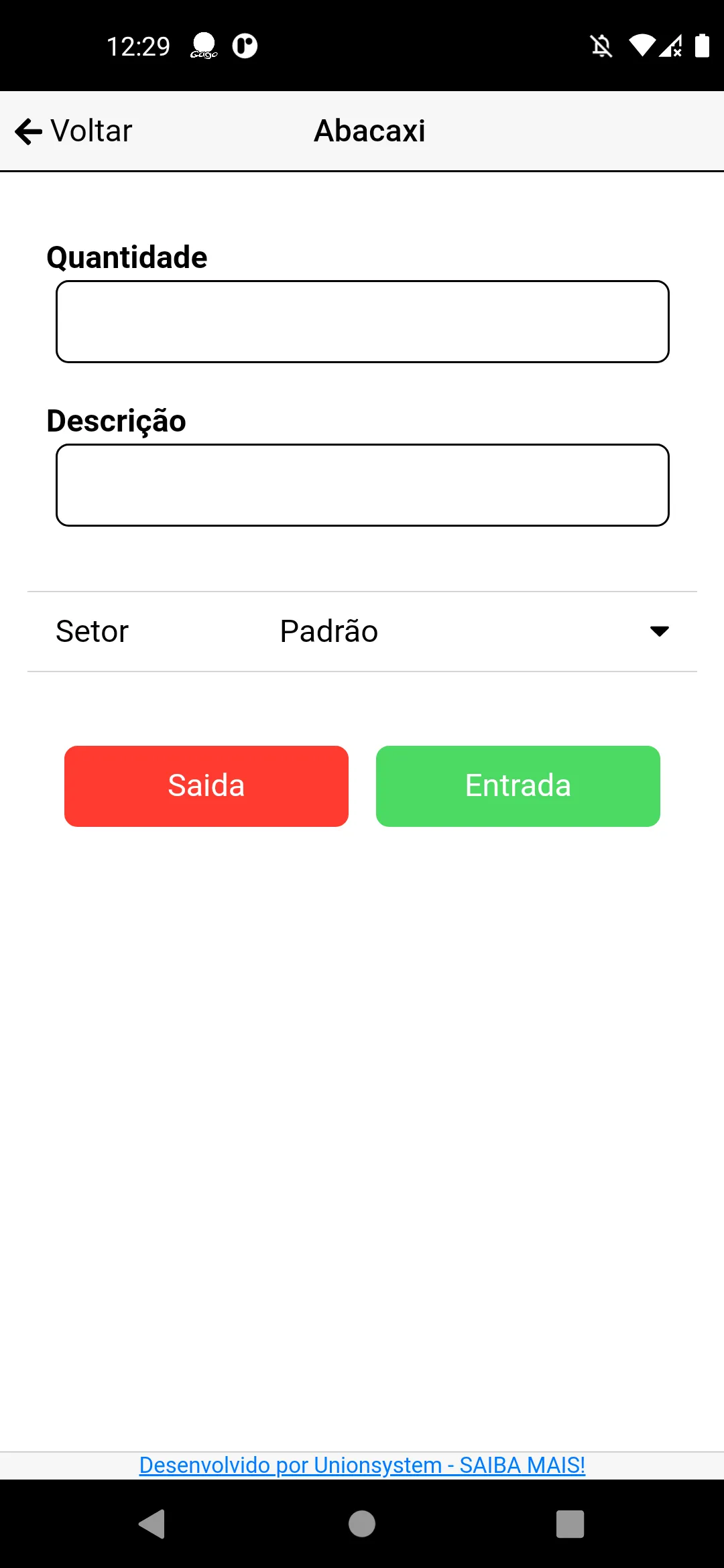 Nosso Estoque | Indus Appstore | Screenshot