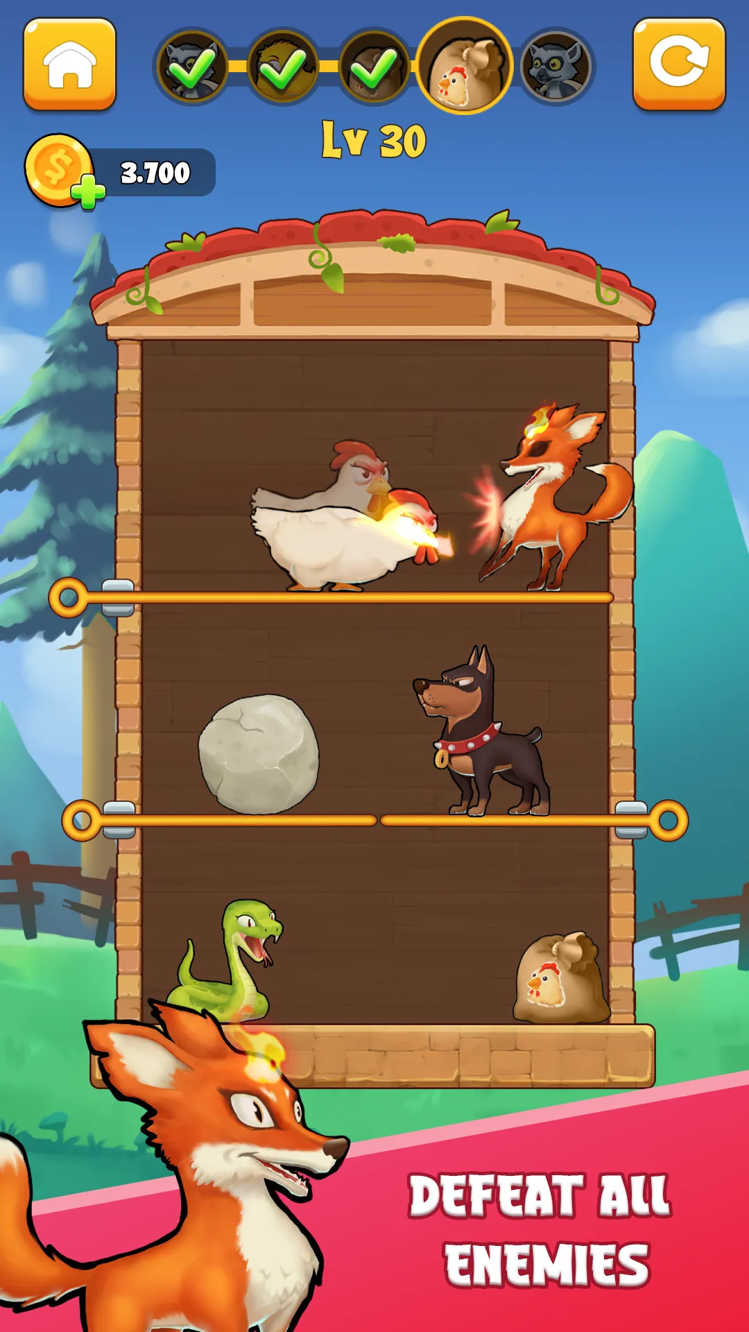 Chicken Rescue: Pull The Pin | Indus Appstore | Screenshot