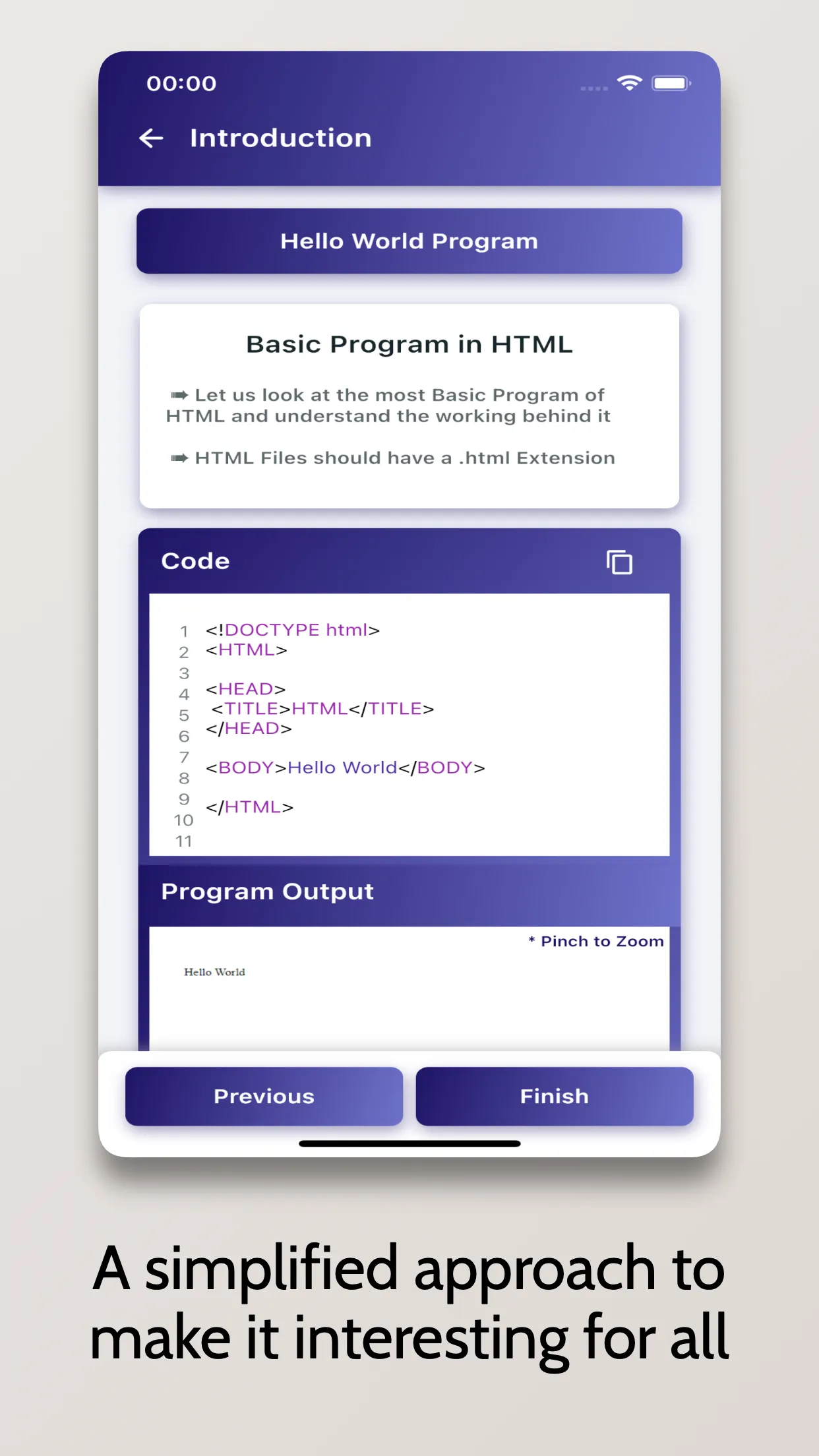 HTML Tutorial - Simplified | Indus Appstore | Screenshot