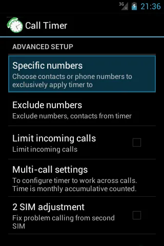 Call-Timer | Indus Appstore | Screenshot