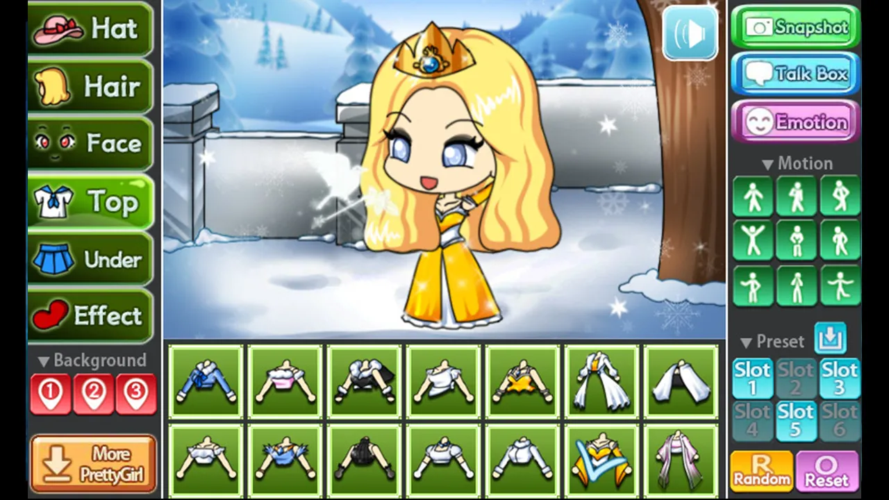 Snow Princess Pretty Girl | Indus Appstore | Screenshot