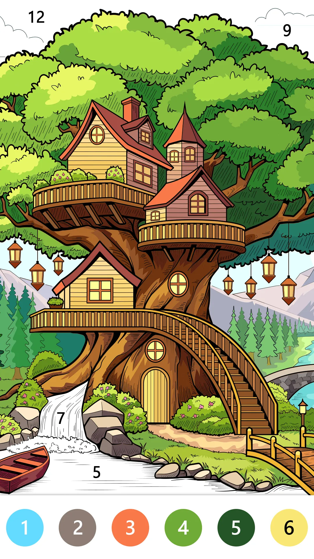 Vivid Color Paint By Number | Indus Appstore | Screenshot