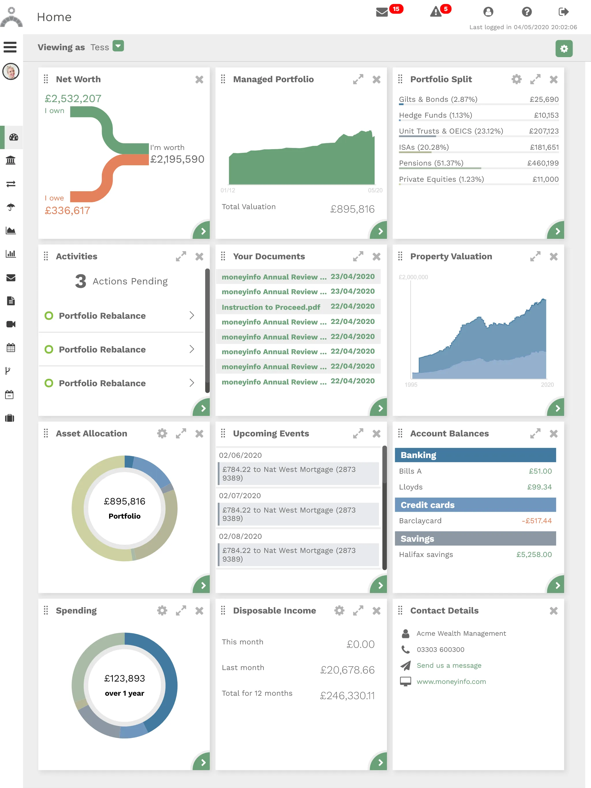 Hawksmoor Client Portal | Indus Appstore | Screenshot