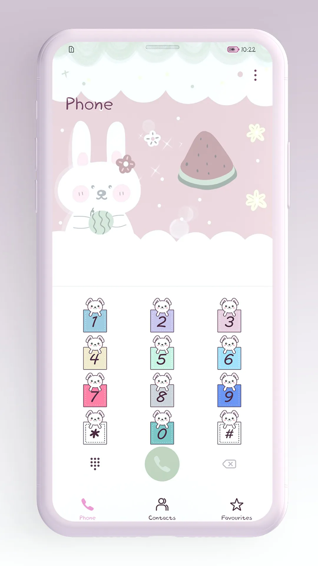 Baby Rabbit EMUI 10/11 Theme | Indus Appstore | Screenshot