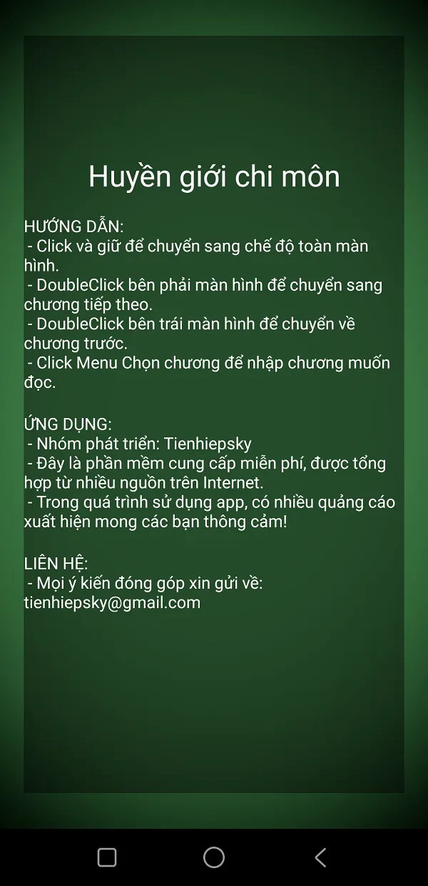 Truyen Huyen gioi chi mon | Indus Appstore | Screenshot