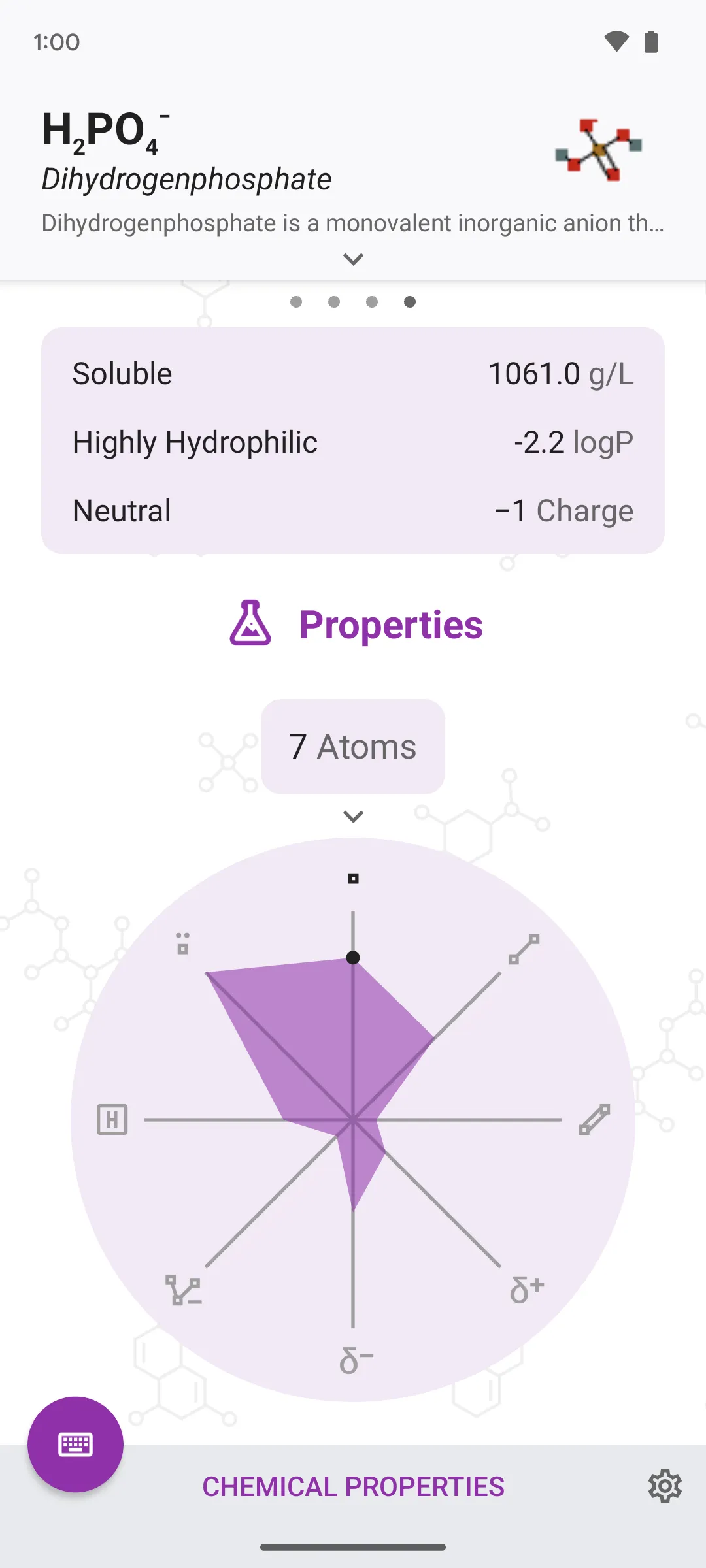 QuickChem: Chemistry Calc | Indus Appstore | Screenshot