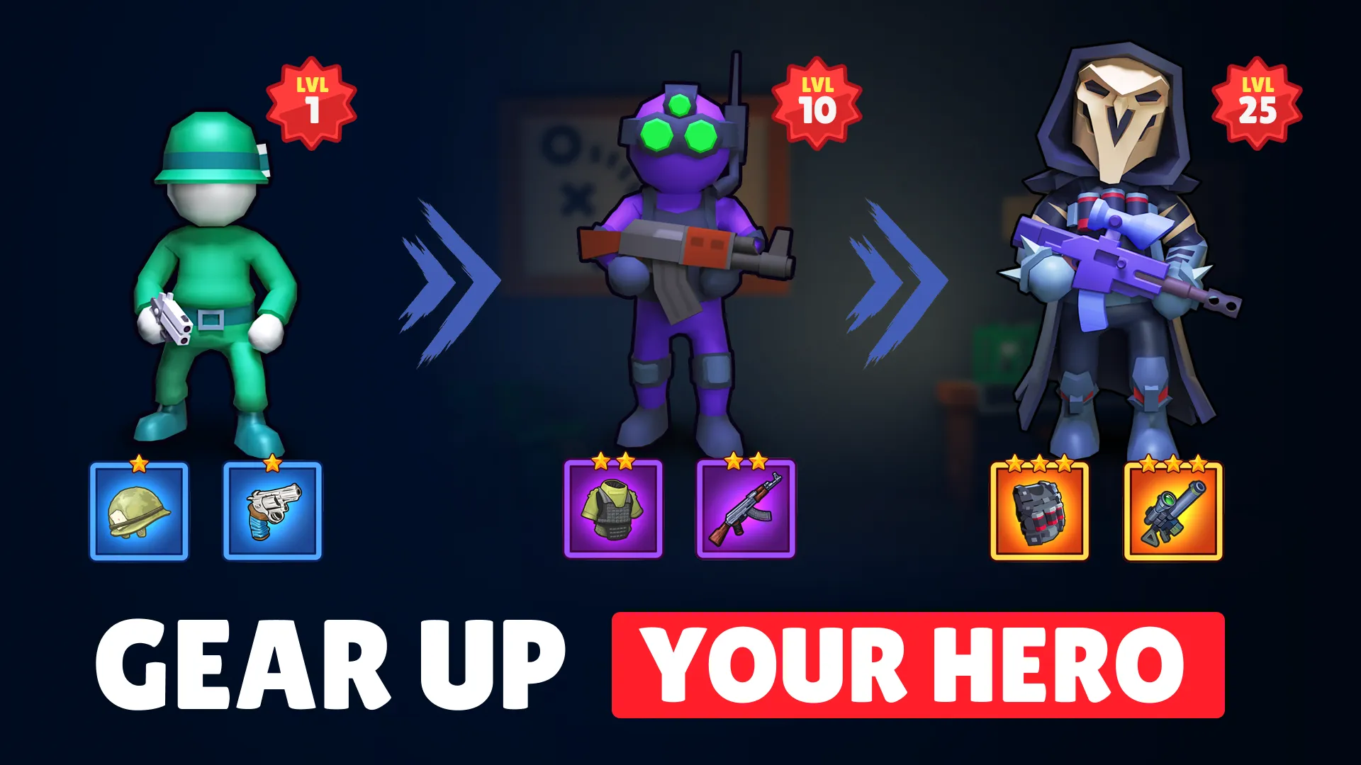 Soldier Wars RPG Fight Battle | Indus Appstore | Screenshot