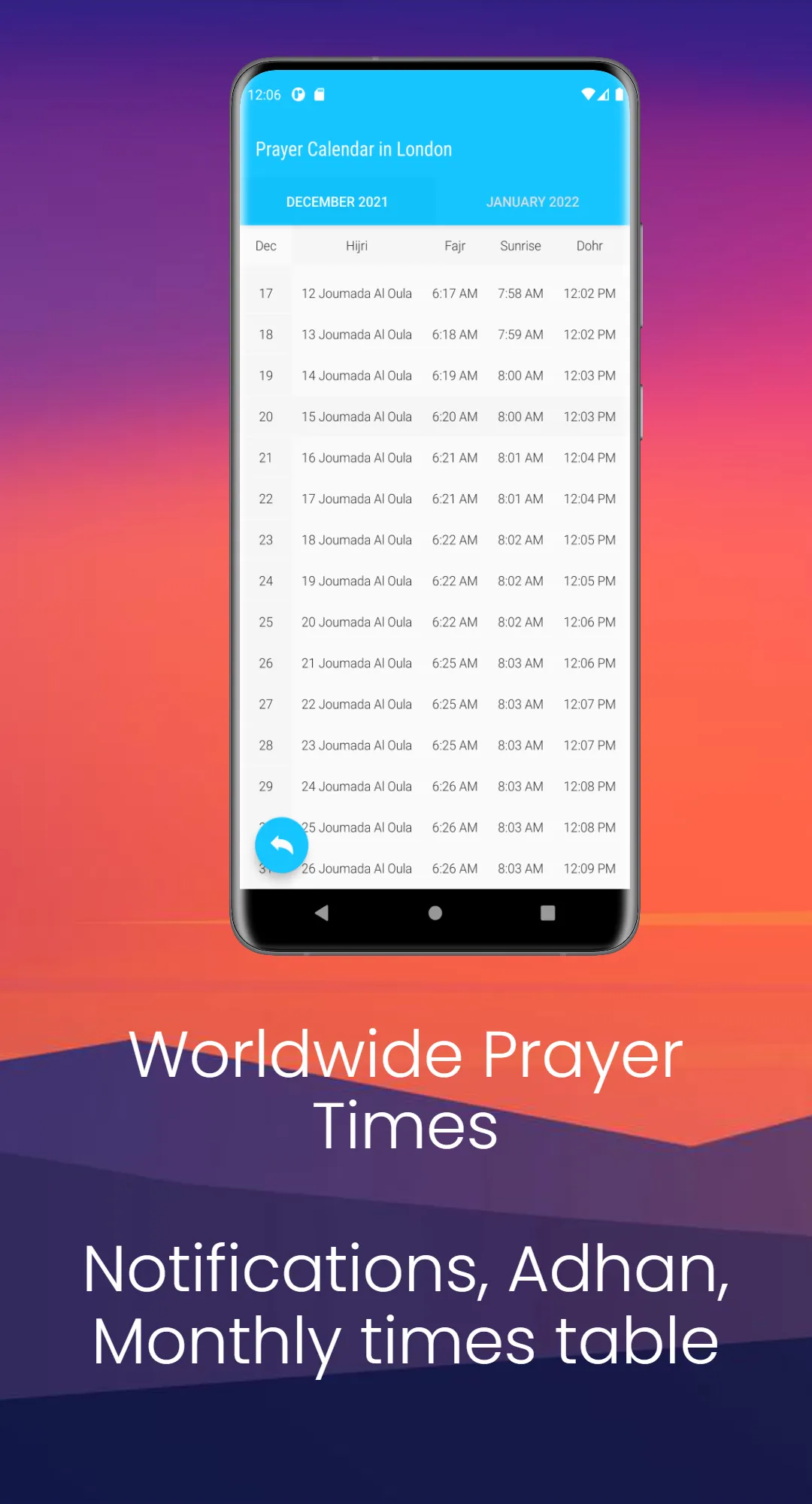 Five Prayers : Prayers, Adhan | Indus Appstore | Screenshot