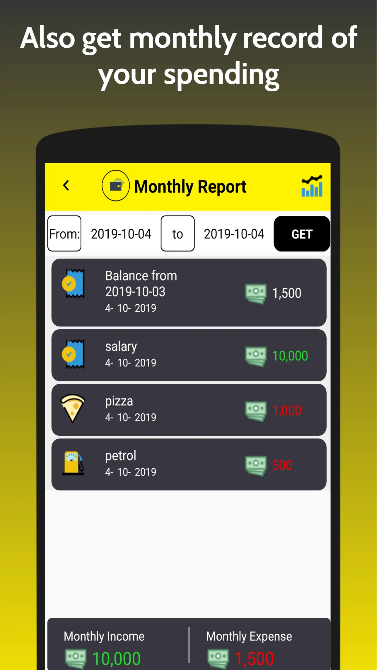 My Expenses - Budget Manager | Indus Appstore | Screenshot