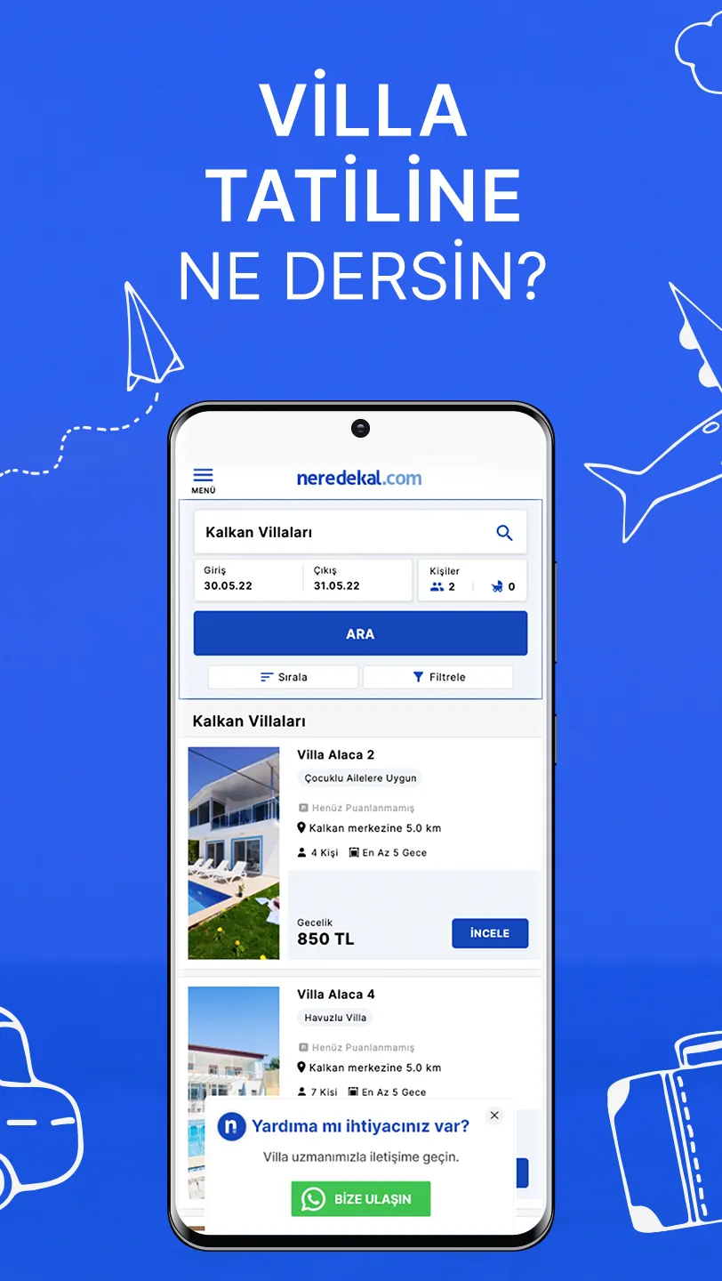 Neredekal.com- Otel ve Villa | Indus Appstore | Screenshot