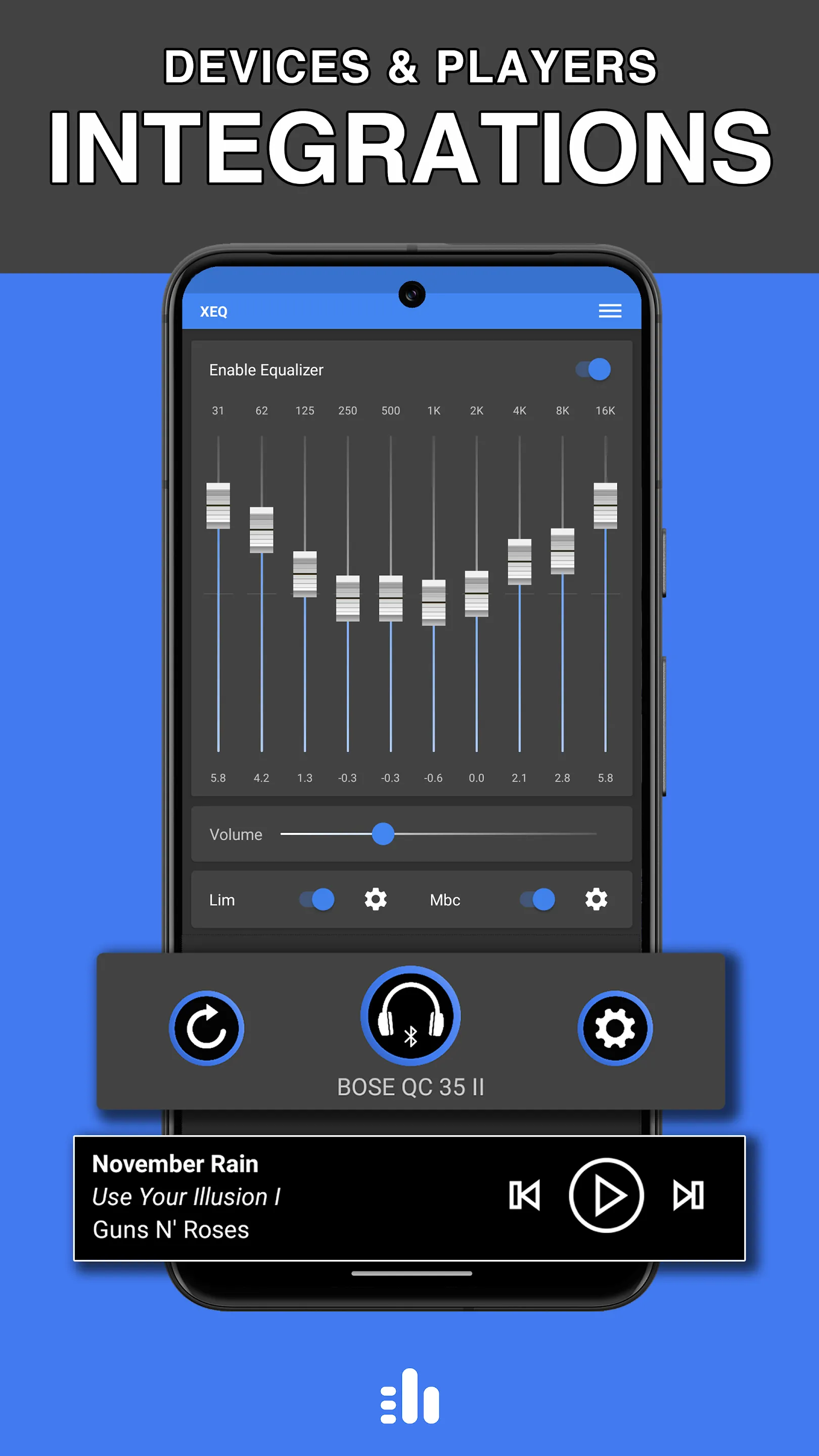 Equalizer & Bass Booster - XEQ | Indus Appstore | Screenshot