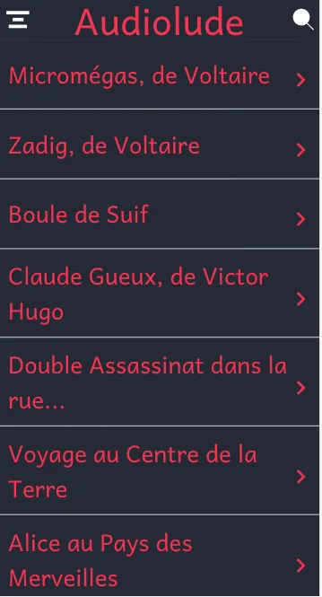 Livres audio - Audiolude | Indus Appstore | Screenshot