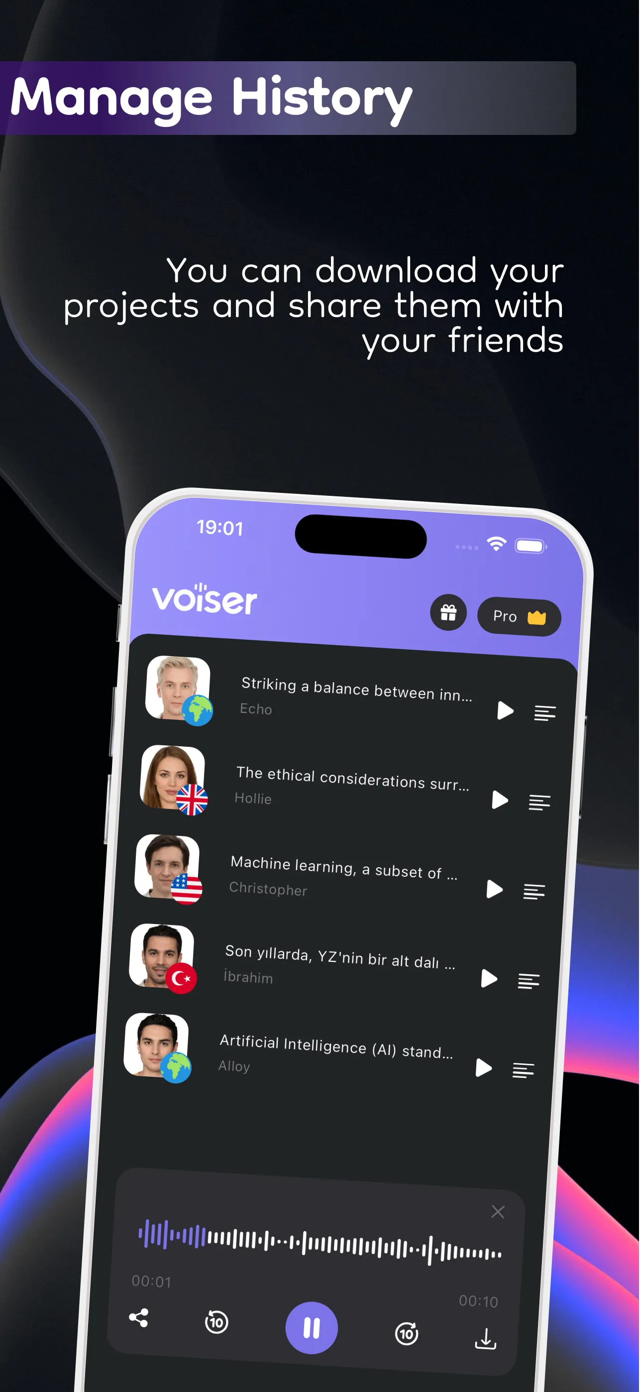 Text to Speech & Voiceover | Indus Appstore | Screenshot