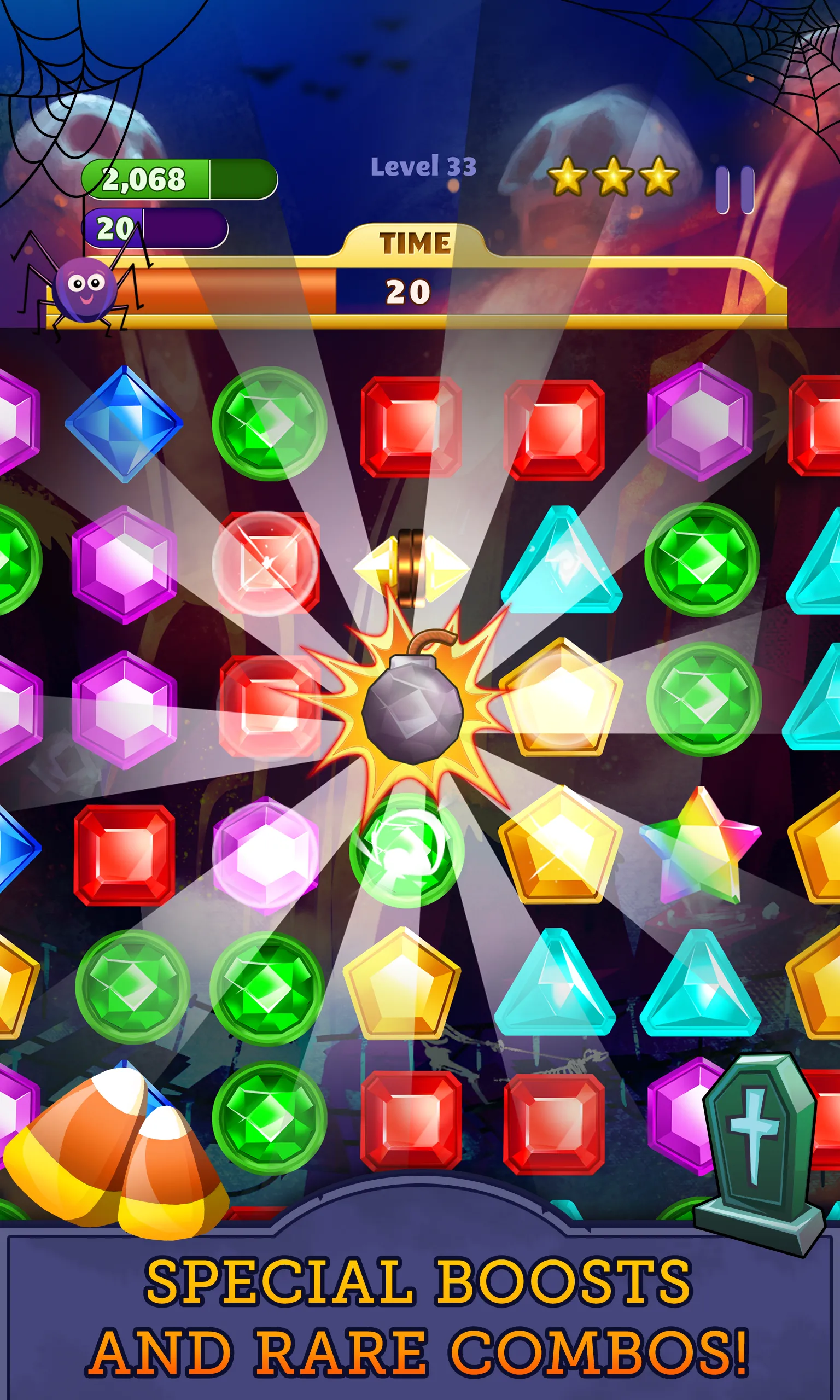 Jewel Mania: Halloween | Indus Appstore | Screenshot