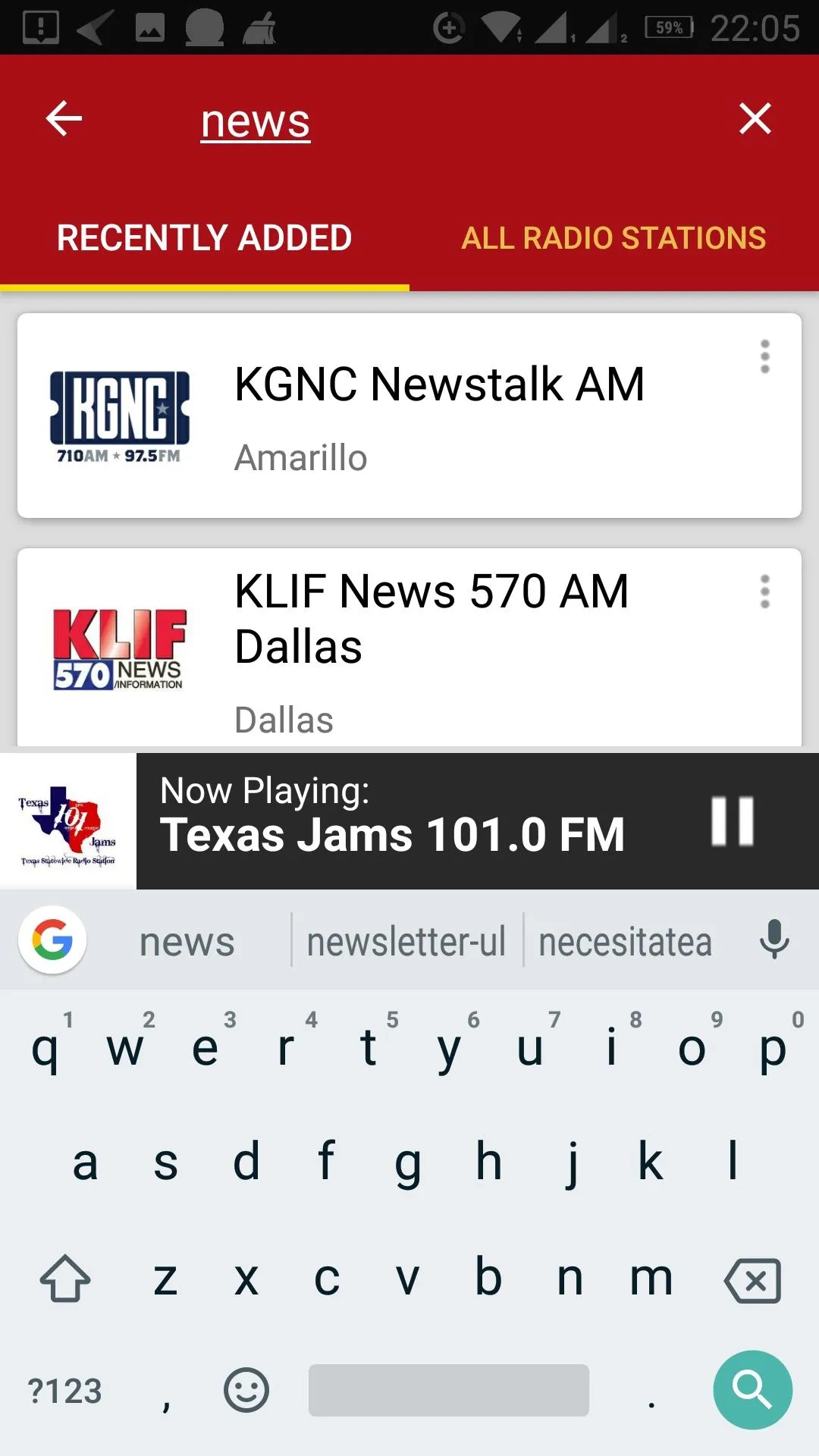 Texas Radio Stations - USA | Indus Appstore | Screenshot