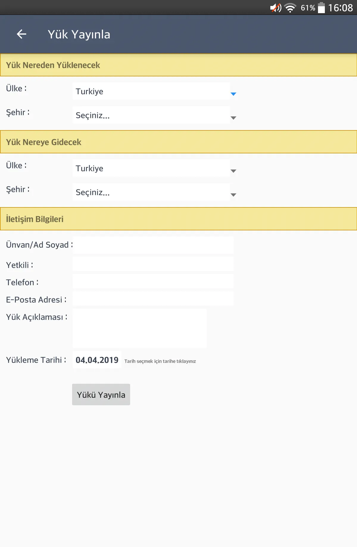 Nakliye ilanı | Indus Appstore | Screenshot