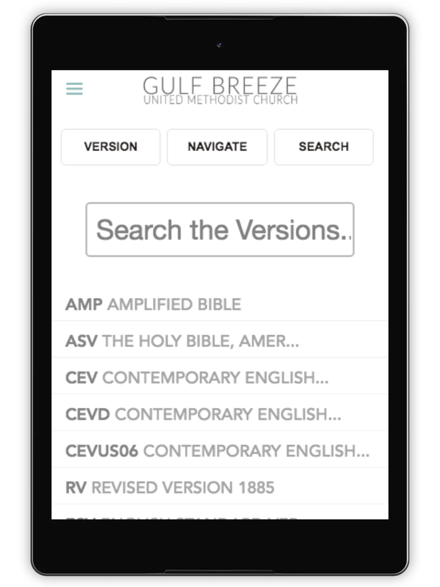 Gulf Breeze UMC | Indus Appstore | Screenshot