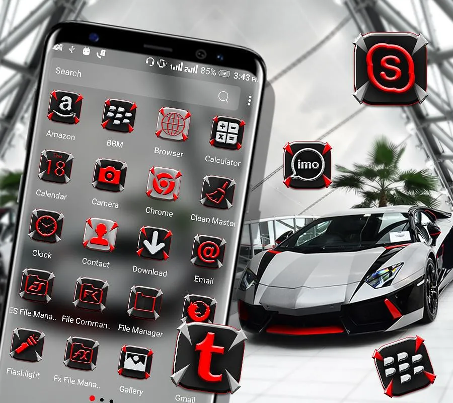 Sports Car Theme | Indus Appstore | Screenshot