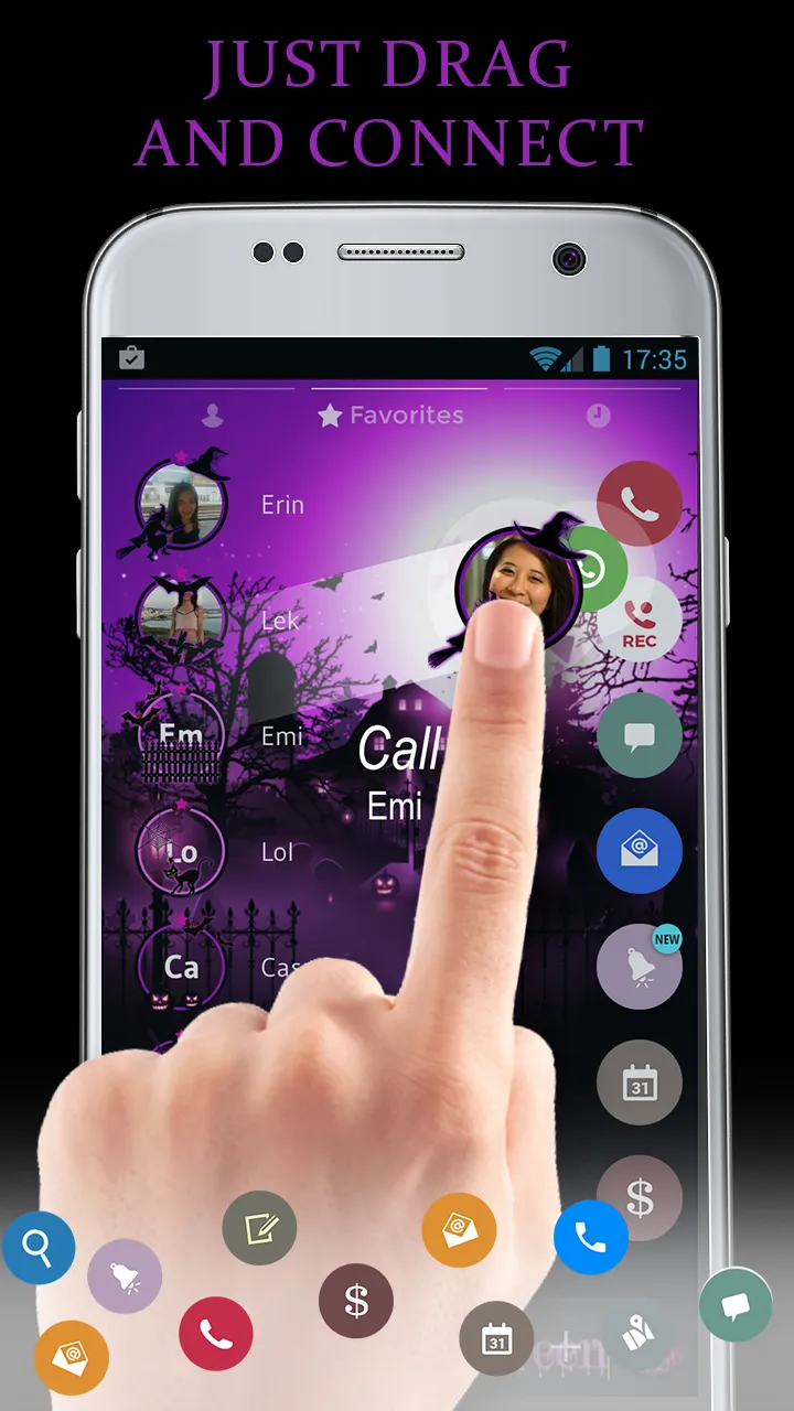Theme Dialer Halloween Pink | Indus Appstore | Screenshot