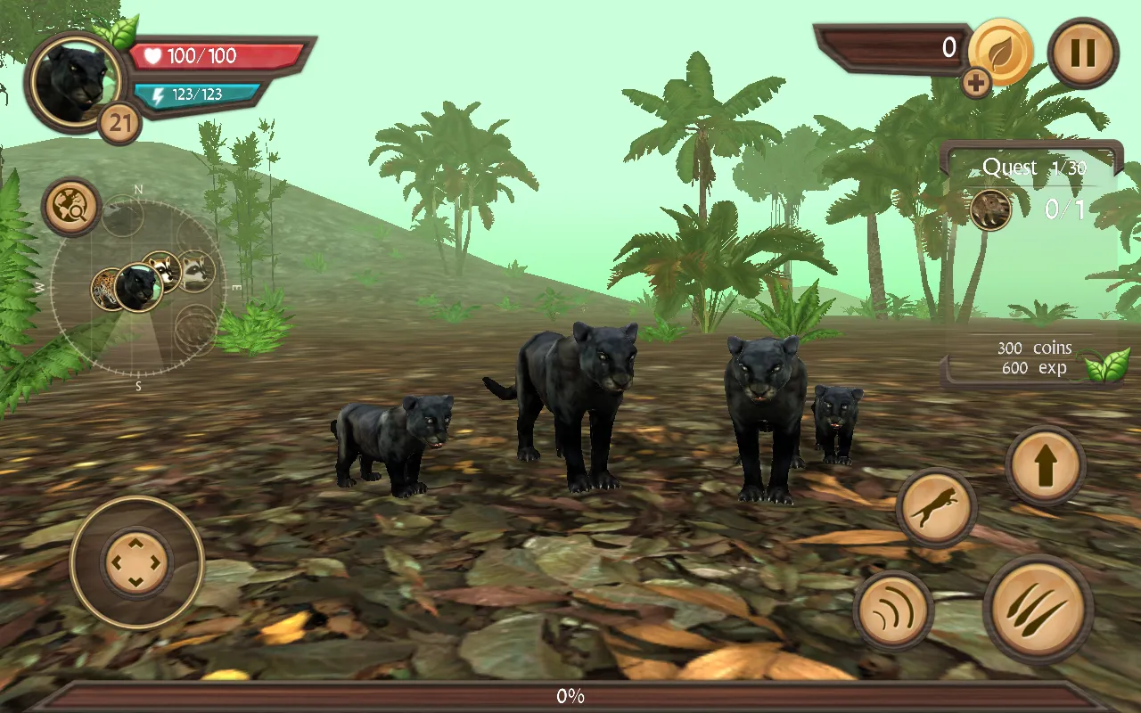 Wild Panther Sim 3D | Indus Appstore | Screenshot