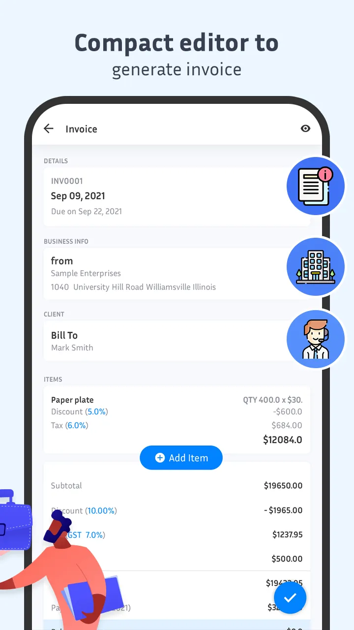 Invoice Maker, Create Receipts | Indus Appstore | Screenshot