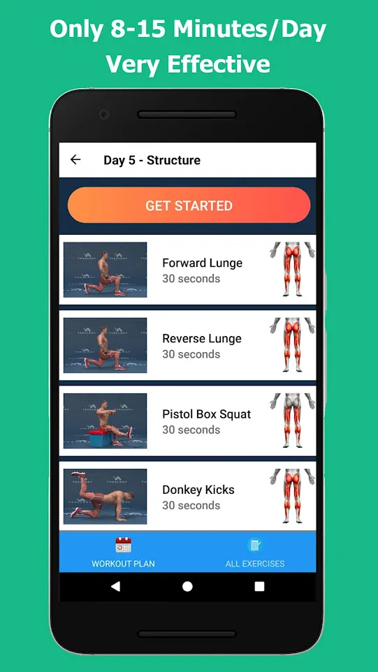 Strong Legs in 30 Days | Indus Appstore | Screenshot