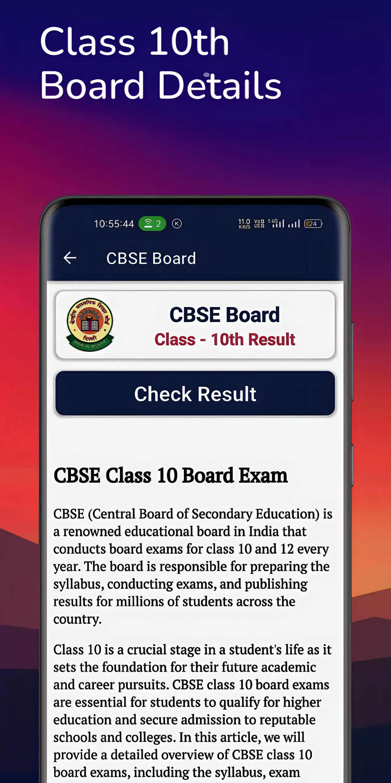 10th - 12th Board Result 2024 | Indus Appstore | Screenshot