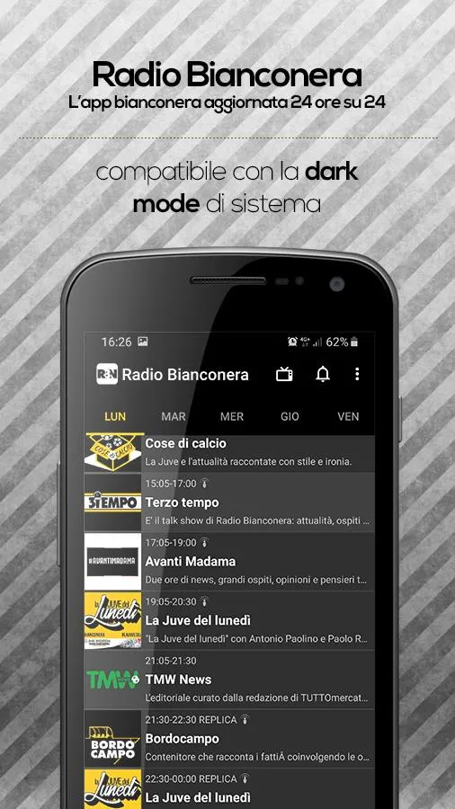 Radio Bianconera | Indus Appstore | Screenshot