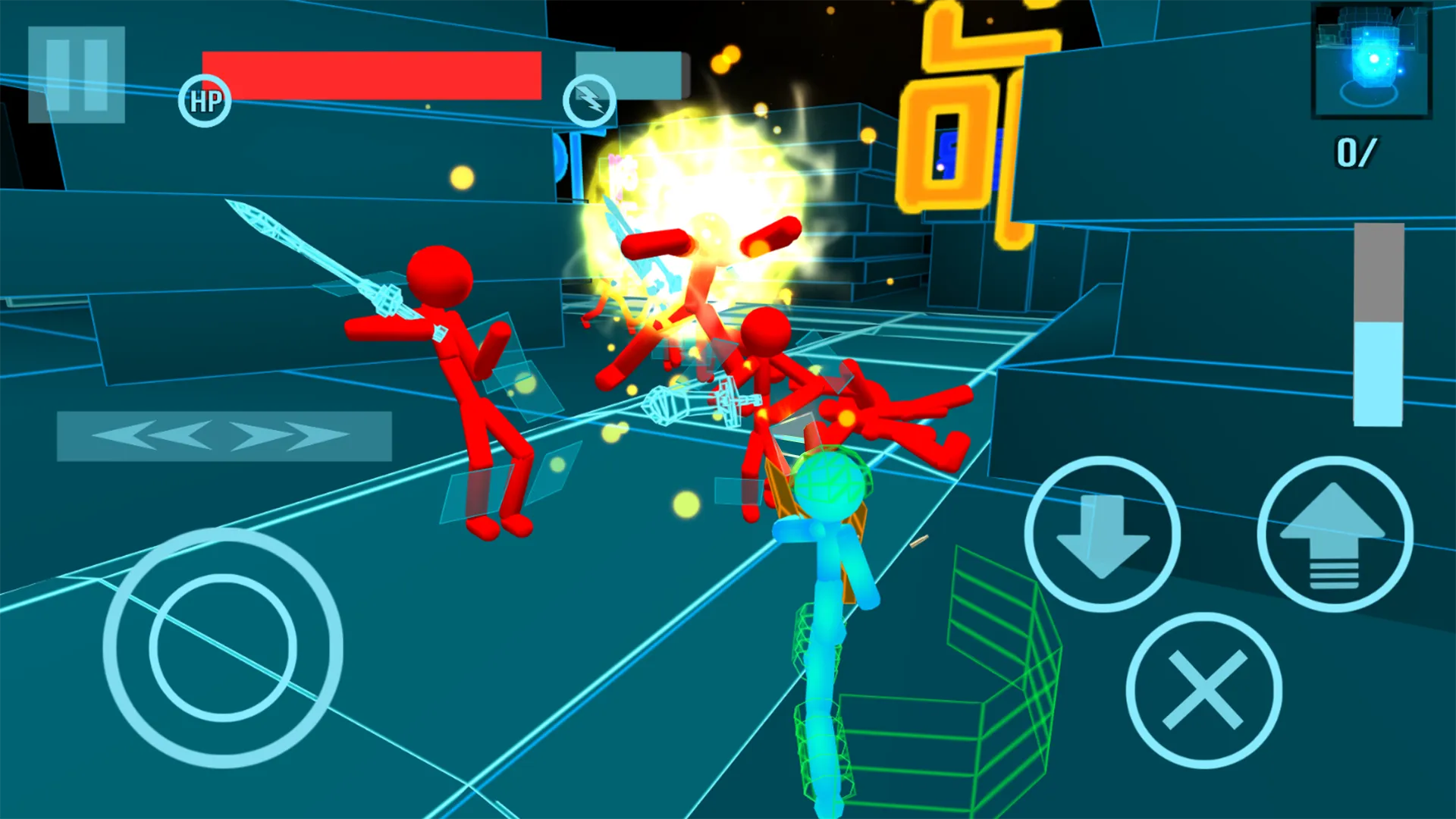 Stickman Neon Gun Warriors | Indus Appstore | Screenshot