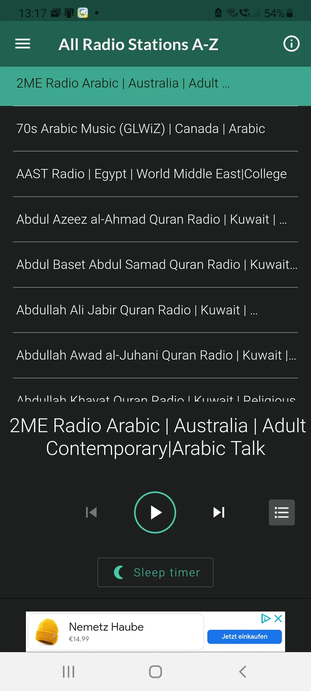 Arabic Radio Stations | Indus Appstore | Screenshot