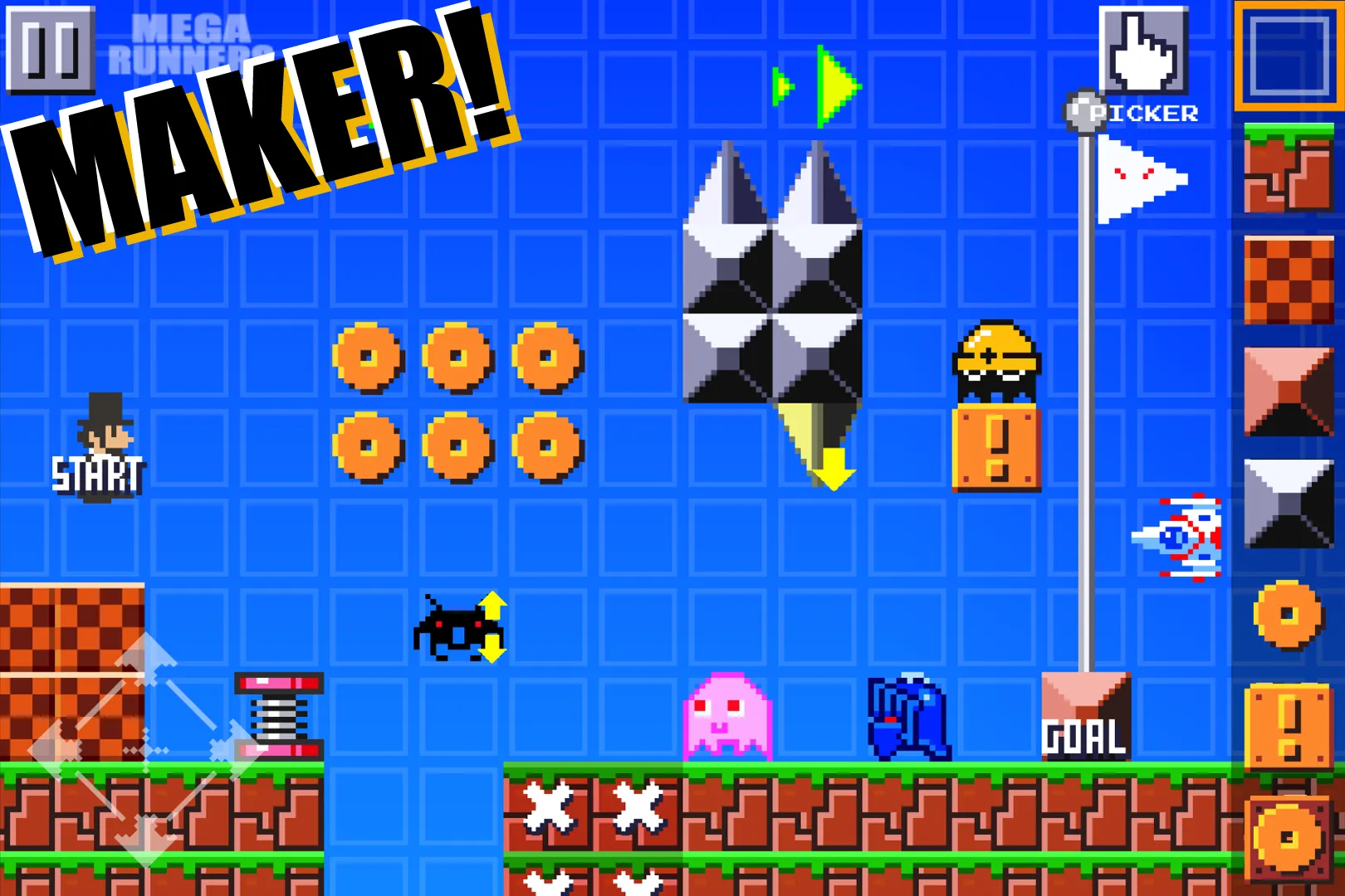 Super Mega Runners:Stage Maker | Indus Appstore | Screenshot