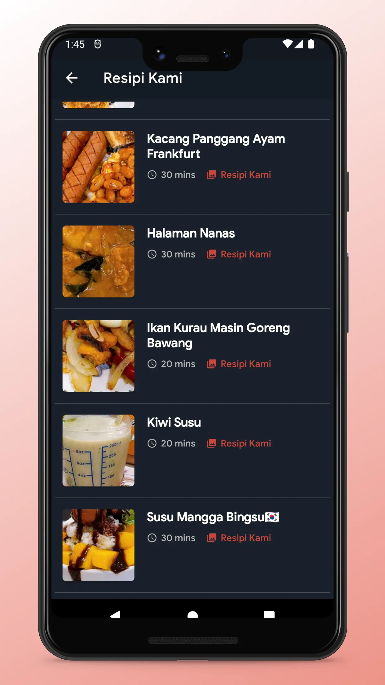 Malaysian Food Recipe App | Indus Appstore | Screenshot