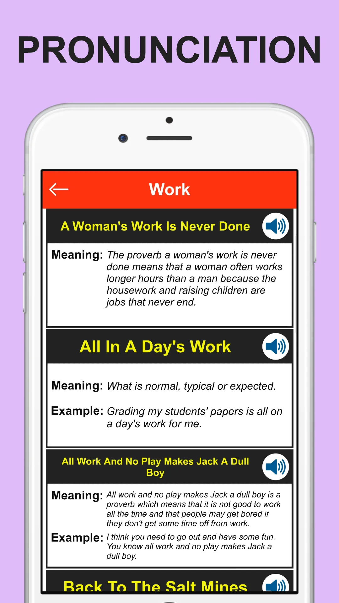 Idioms and Phrases Vocabulary | Indus Appstore | Screenshot