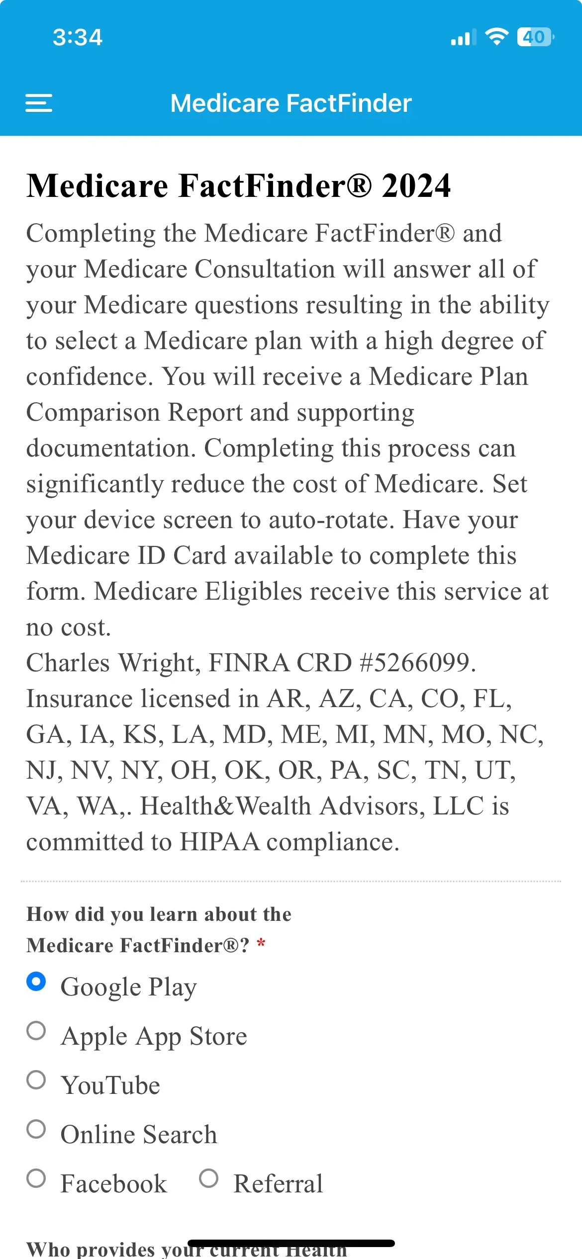 Medicare PlanFinder® | Indus Appstore | Screenshot