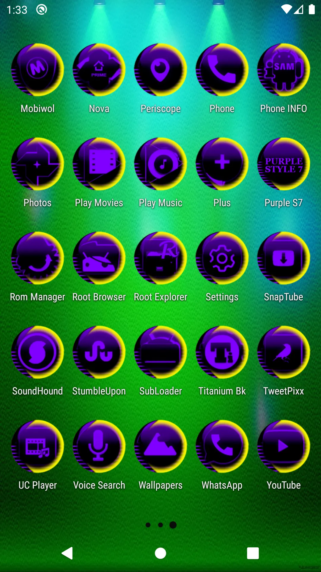 Purple Icon Pack Style 7 | Indus Appstore | Screenshot